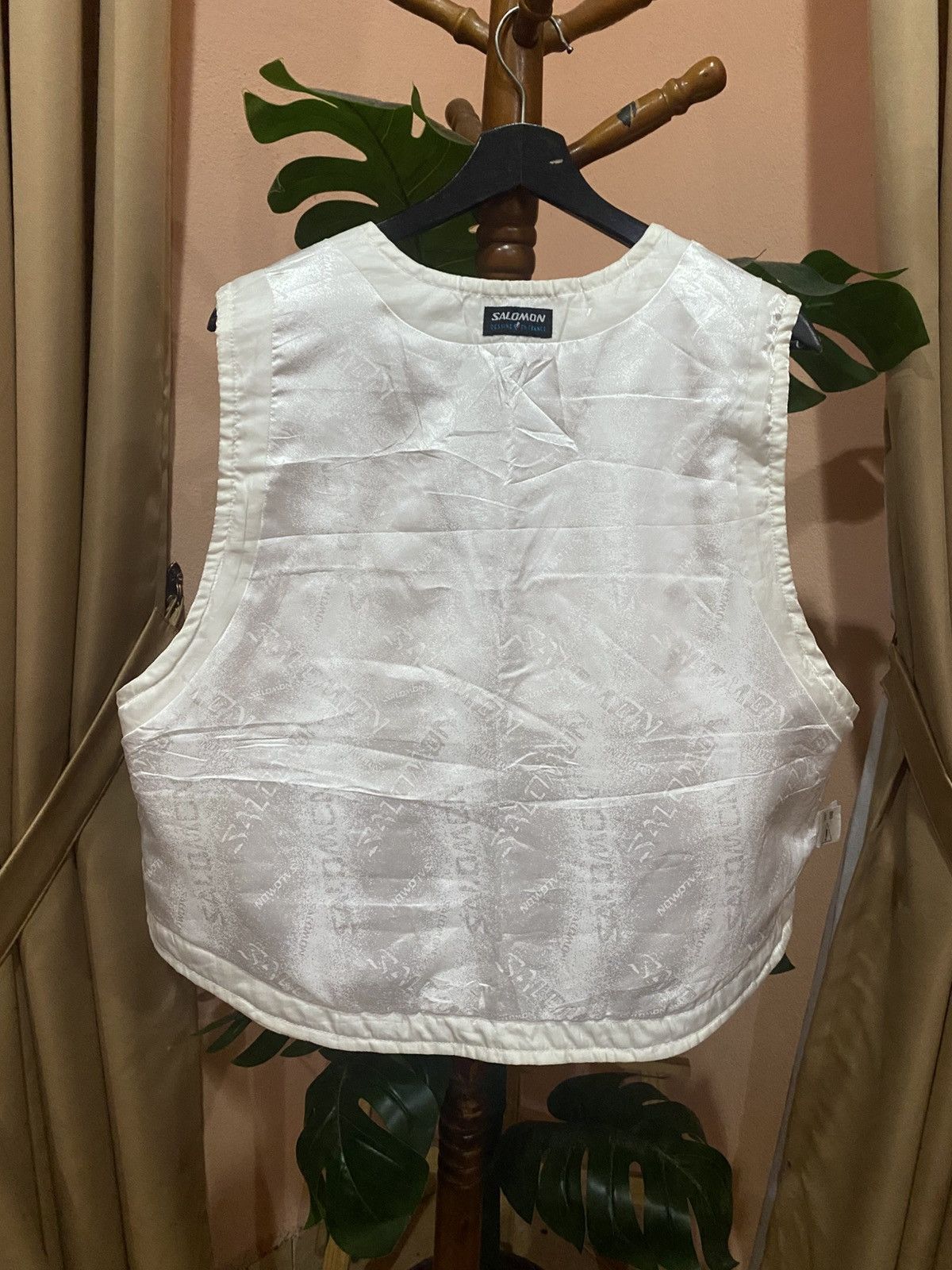 Salomon Vintage Salomon Reversible Quilted Vest - White, 90s Outdoor Size US M / EU 48-50 / 2 - 14 Thumbnail