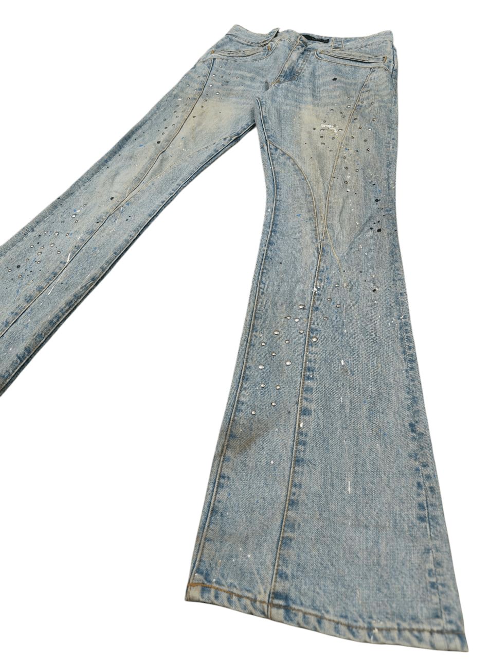 Beauty Beast × If Six Was Nine × Japanese Brand Japanese Schlussel Flare Denim Size US 30 / EU 46 - 2 Thumbnail