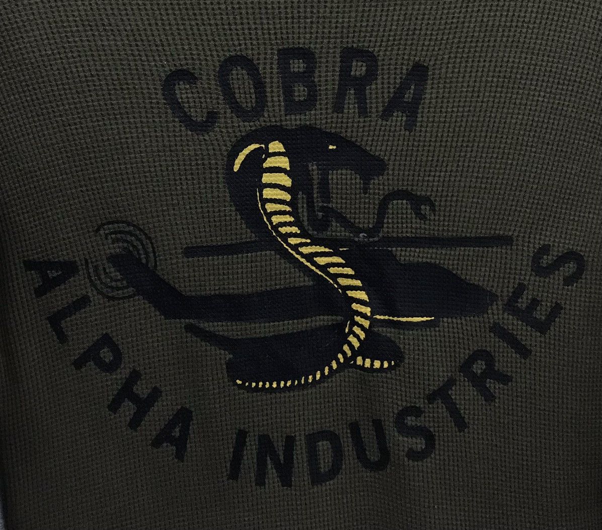 Alpha Industries × Vintage Vintage Cobra Alpha INDUSTRIES Sweatshirt Size US M / EU 48-50 / 2 - 3 Thumbnail