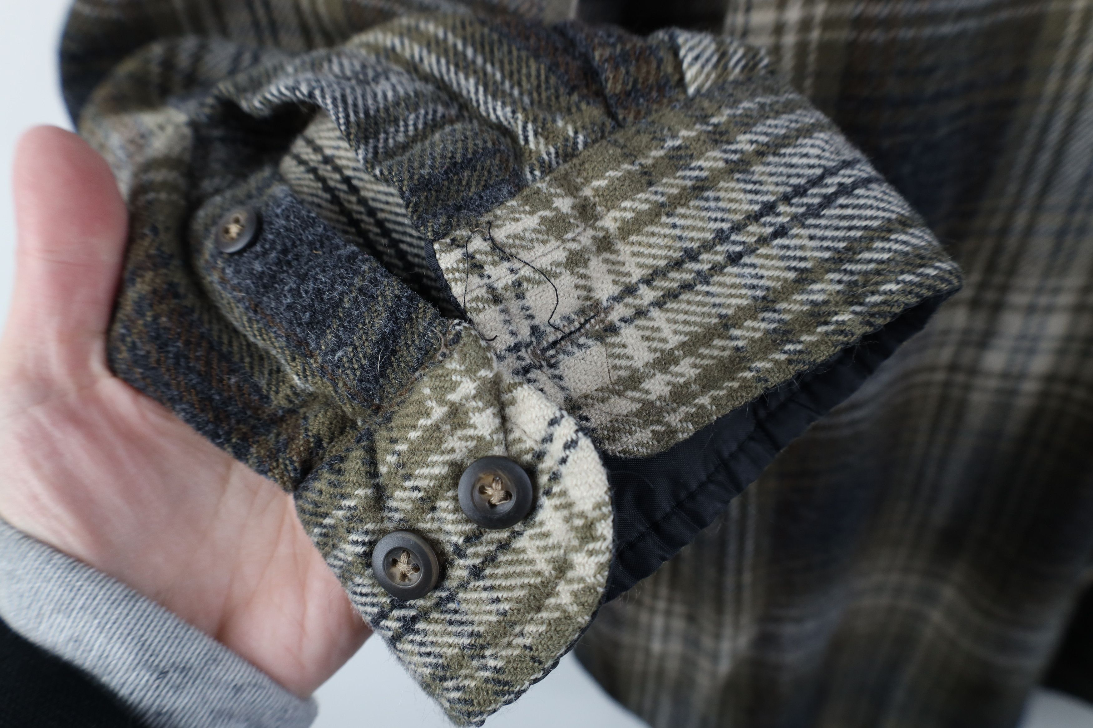 Vintage Vintage 90s Streetwear Button Shirt Plaid Earth Tone Size US XL / EU 56 / 4 - 4 Thumbnail