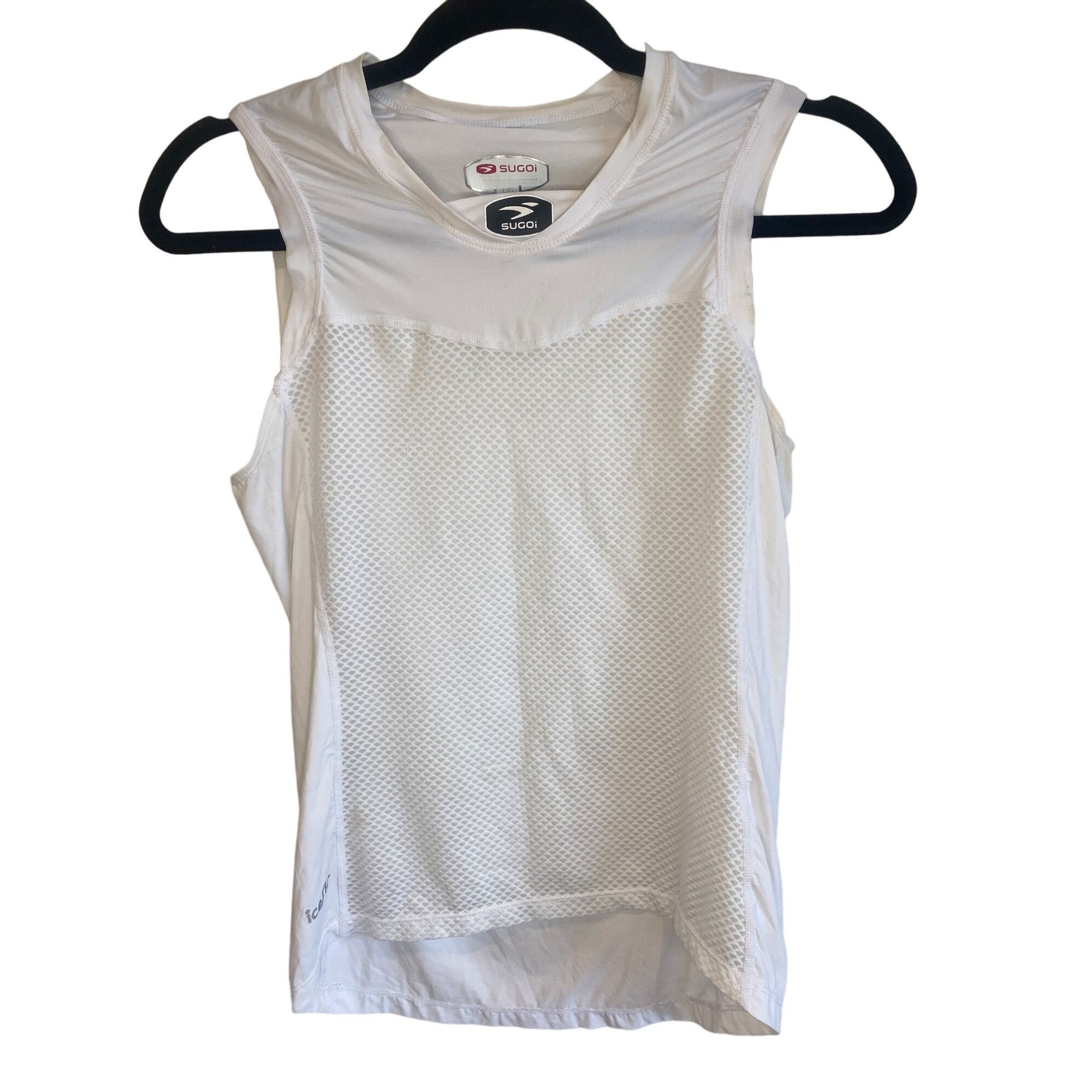 Other Sugoi RS Base Layer Tank Top Jersey Women's Large White Slee Size L / US 10 / IT 46 - 9 Thumbnail
