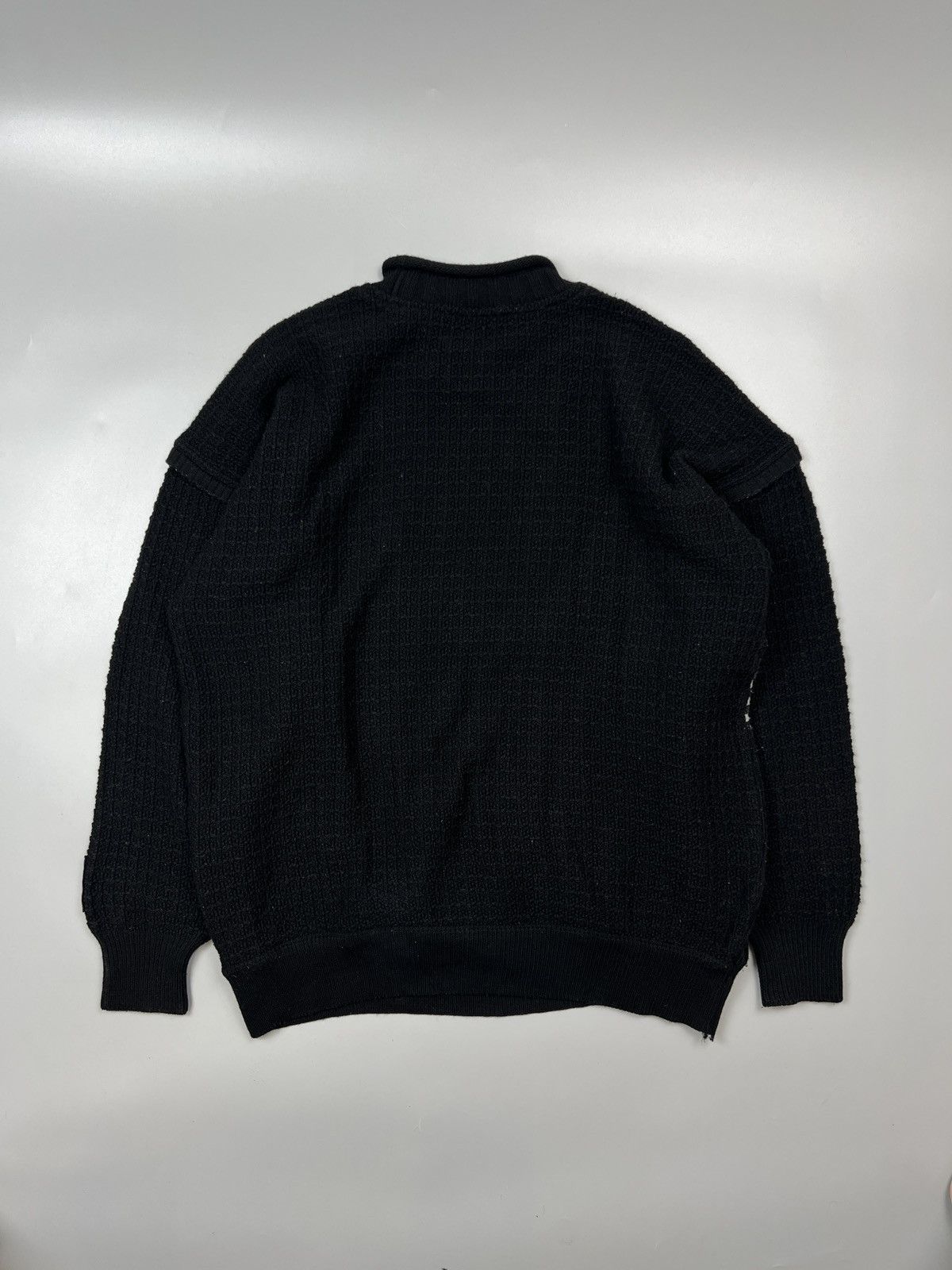 Carlo Colucci Carlo Colucci Mockneck Checkmate Pattern Sweater (Y0458) Size US L / EU 52-54 / 3 - 11 Thumbnail