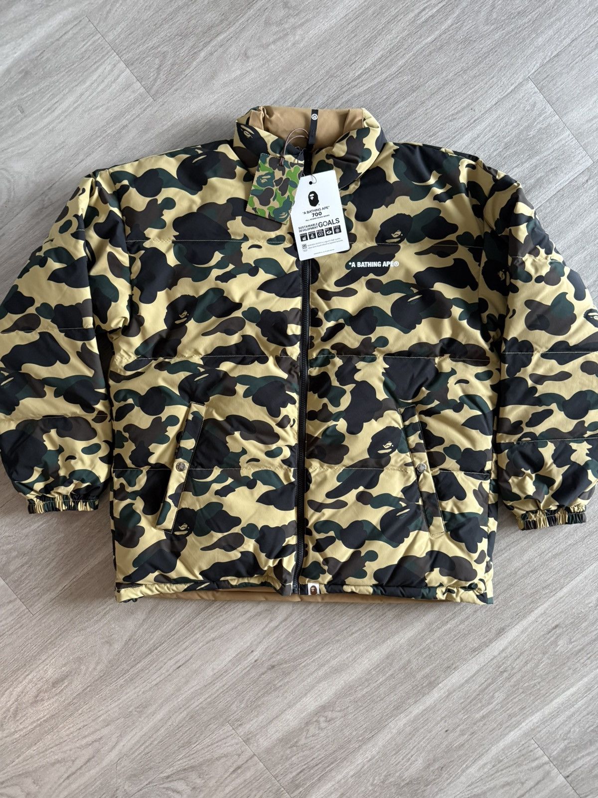 Bape Reversible Jacket | Grailed