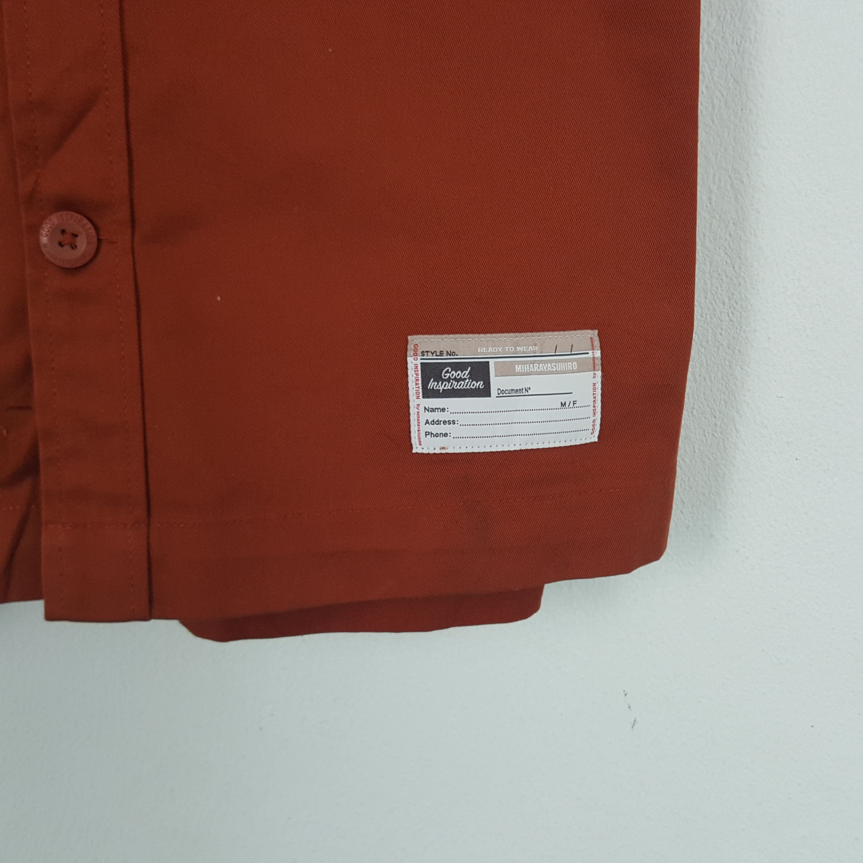 Japanese Brand × Maison MIHARA YASUHIRO × Vintage Vintage Miharayasuhiro Worker Button Up Shirt Size US L / EU 52-54 / 3 - 2 Thumbnail