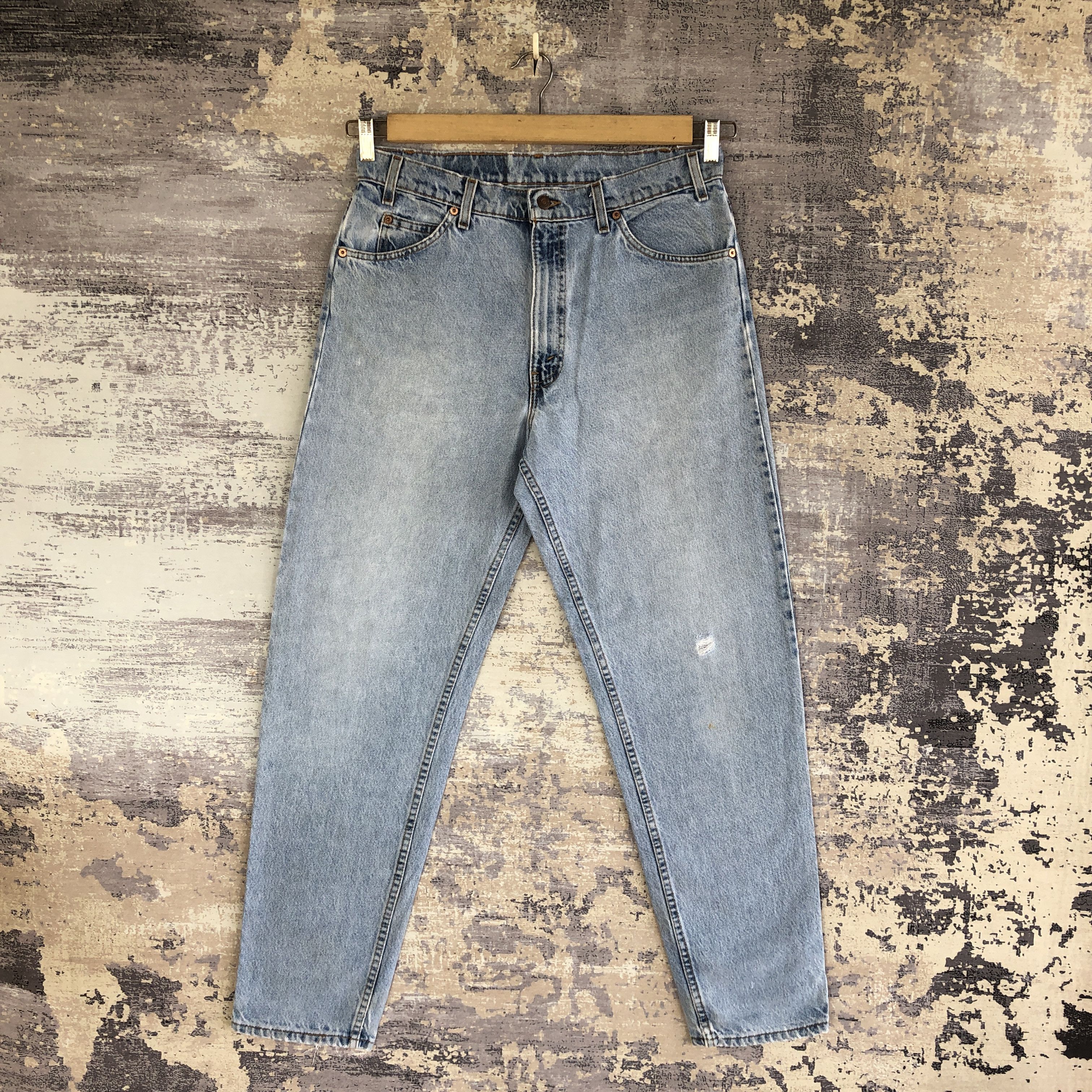 Levi's Vintage Levis Orange Tab Jeans Levis 550 Light Wash Denim Size US 32 / EU 48 - 1 Thumbnail