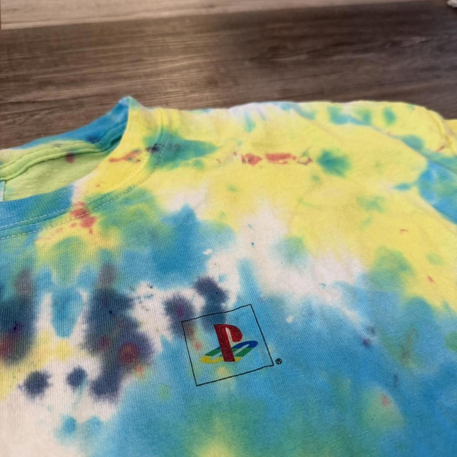 Gildan Vintage PlayStation tie dye t shirt 00s XL Size US XL / EU 56 / 4 - 1 Thumbnail