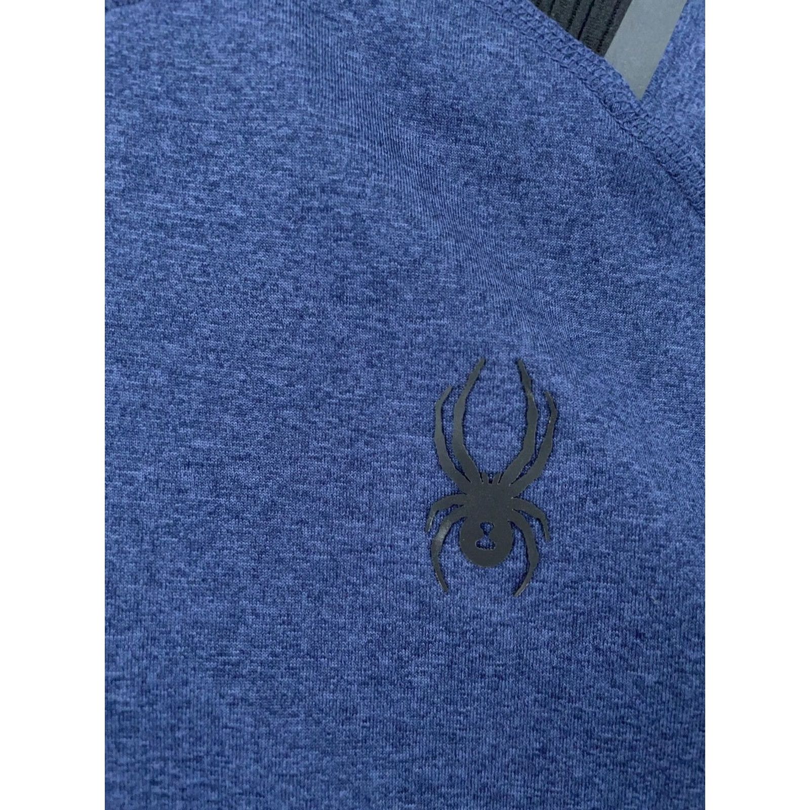 Spyder Spyder Active T Shirt Mens 4-Way Stretch Raglan Long Sleeve Dust Navy Heather XL M Size US M / EU 48-50 / 2 - 4 Thumbnail