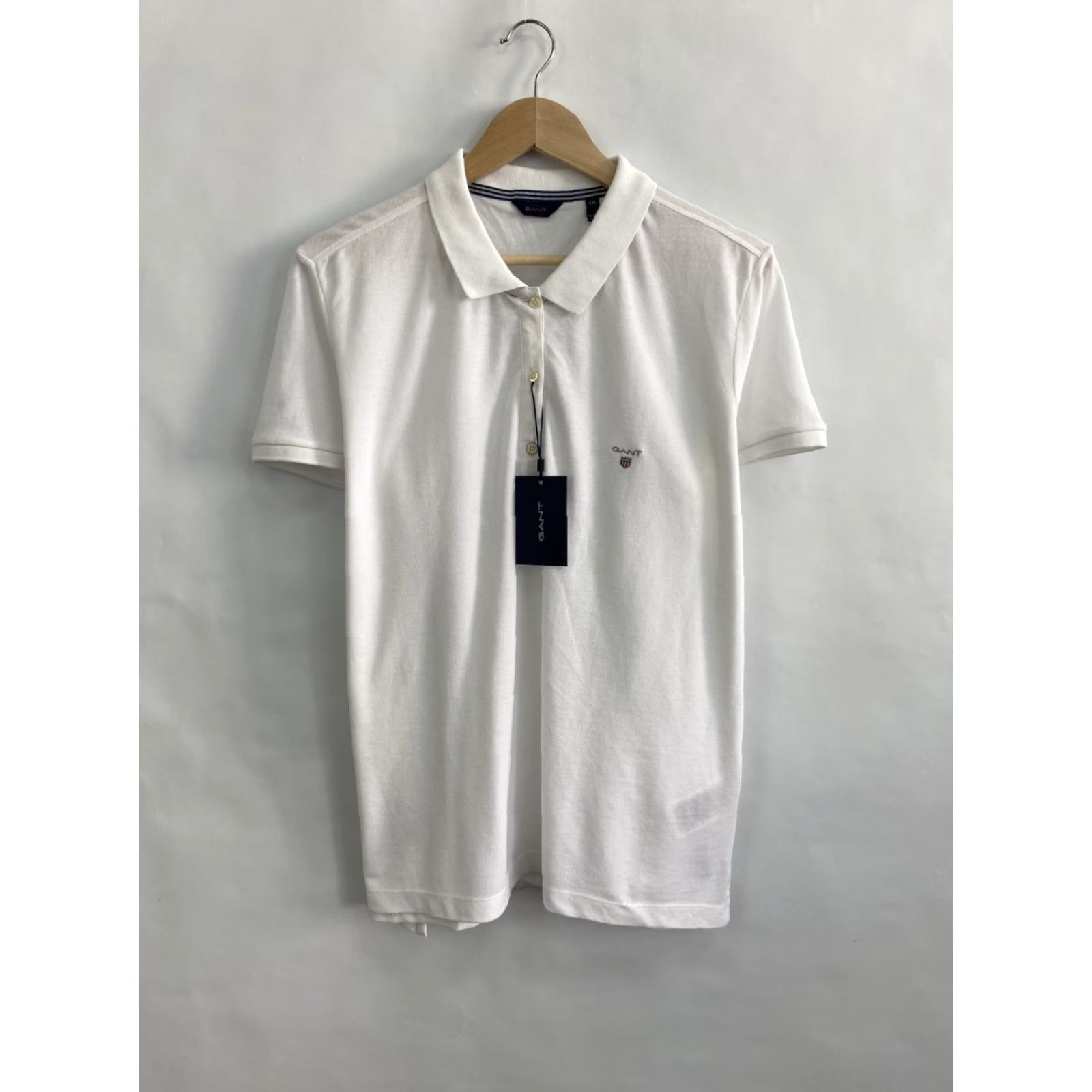 Gant GANT Polo T-Shirt White Retro XL Mens Size US XL / EU 56 / 4 - 3 Thumbnail