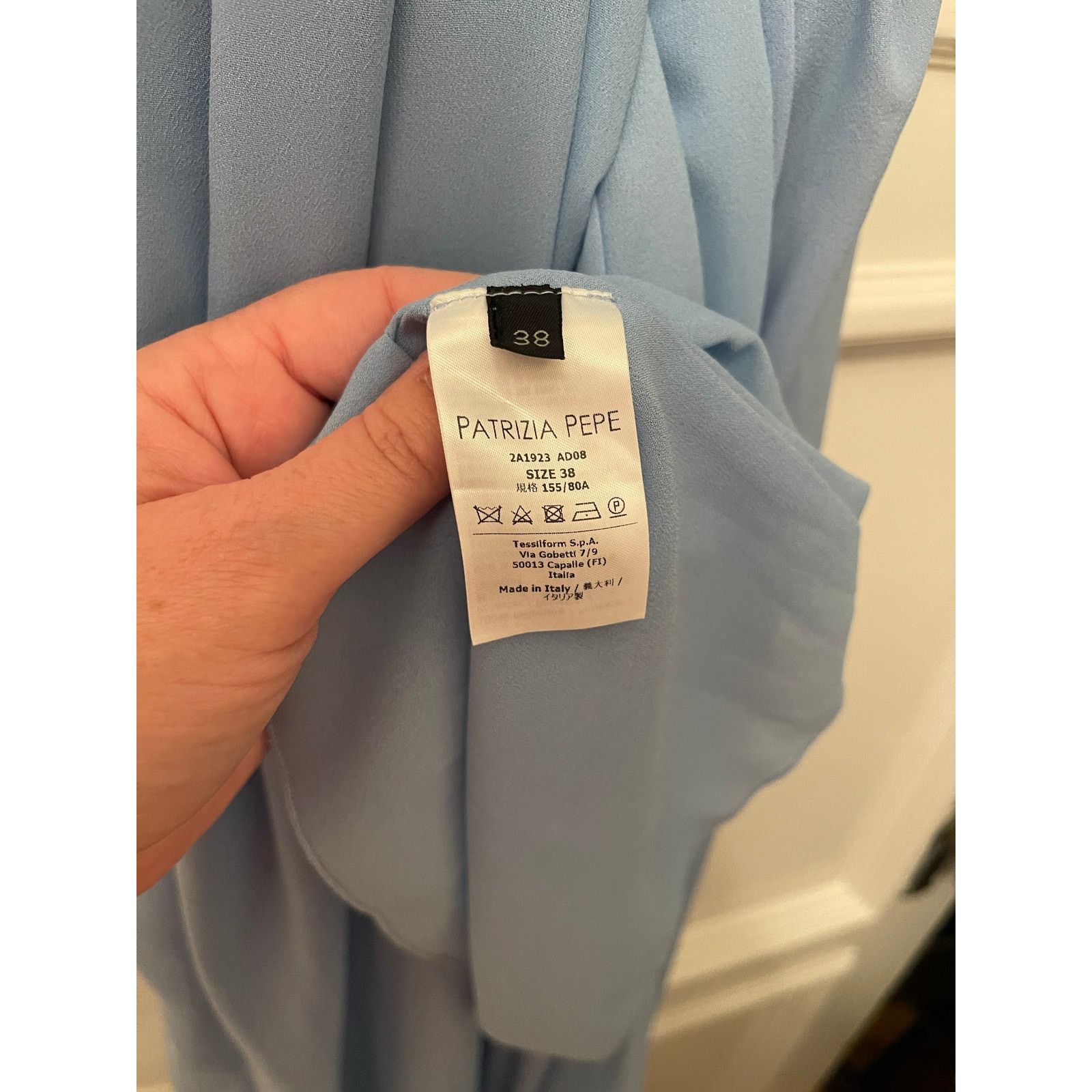 Patrizia Pepe Patrizia Pepe, Sky Blue Maxi Dress, NWT, Size: 38 Size XS / US 0-2 / IT 36-38 - 9 Thumbnail