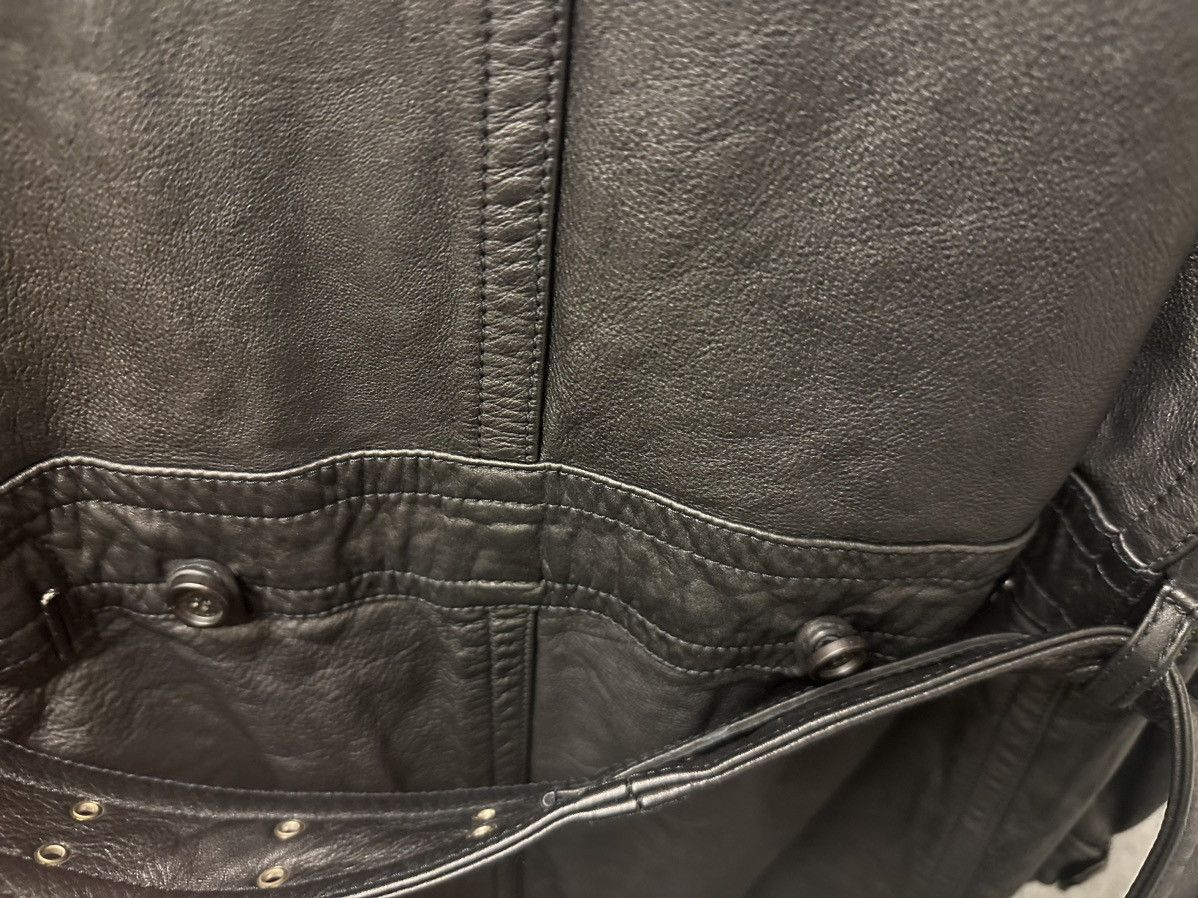 Burberry Prorsum Burberry Prorsum ss11 long leather biker jacket Size US L / EU 52-54 / 3 - 21 Thumbnail