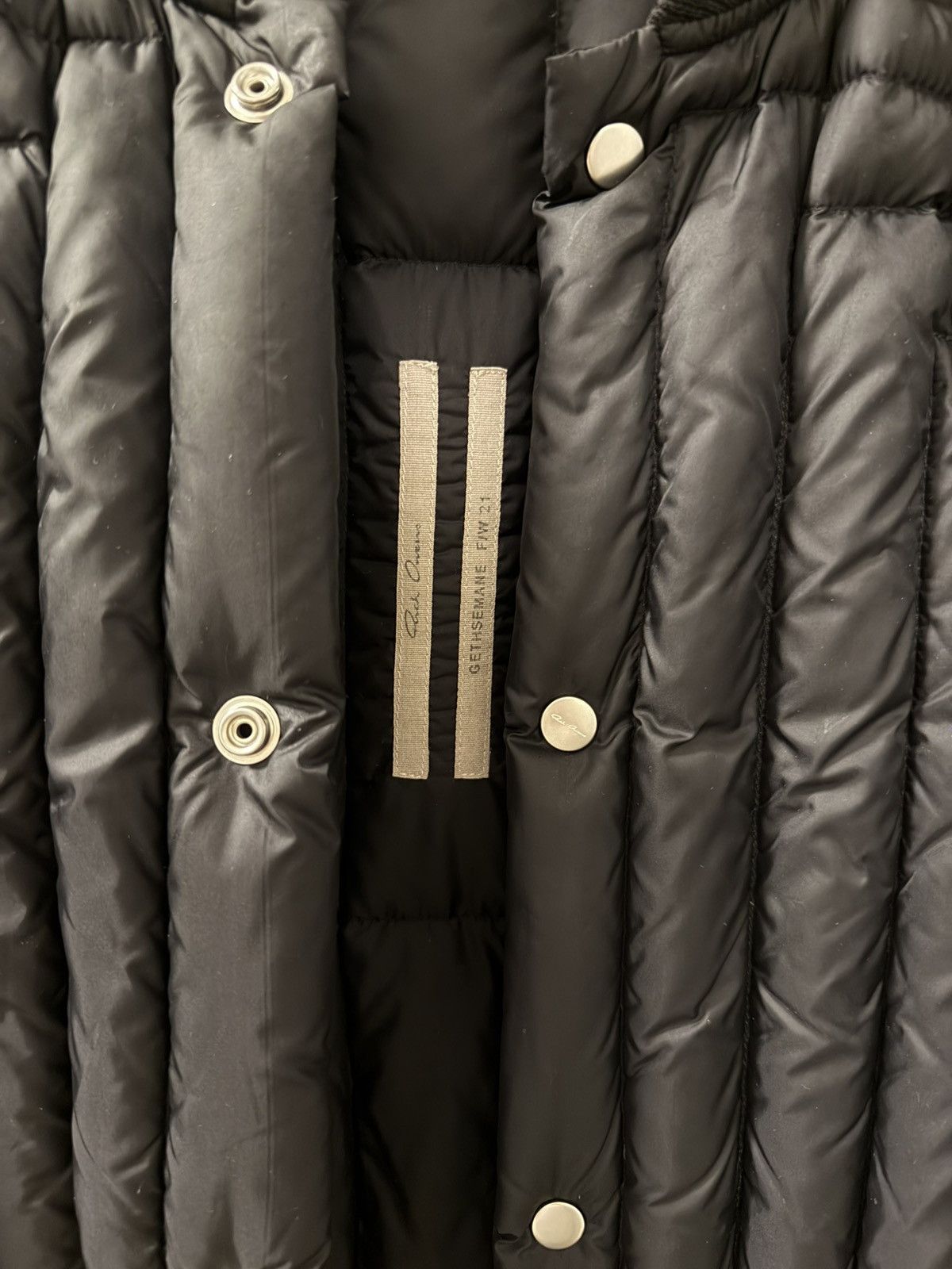 Rick Owens Rick Owens Puffer Bomber in Black Size US XL / EU 56 / 4 - 3 Thumbnail