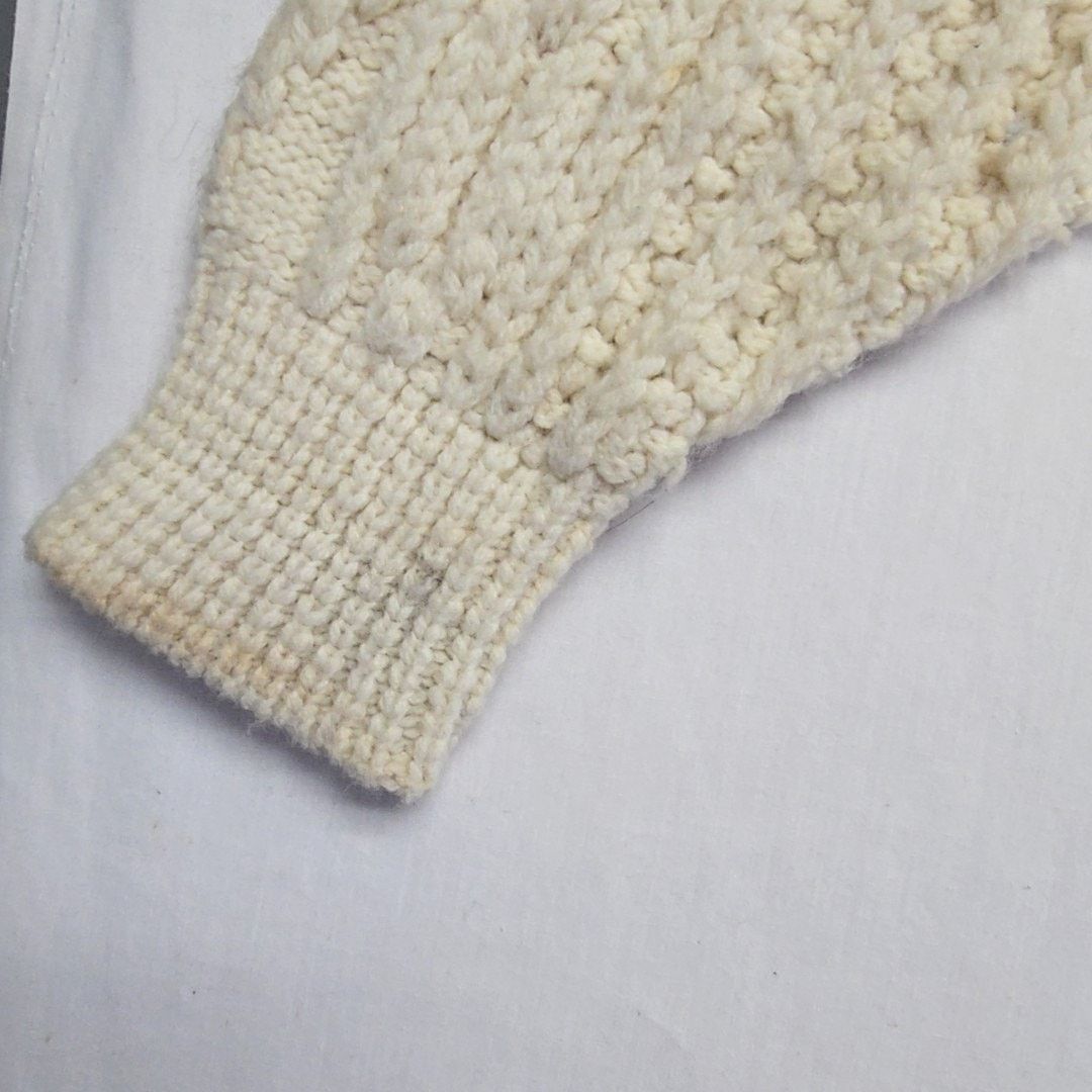 Sears Vintage Sears Sweater Cable Knit Wool 70s Mock Neck Small Size US S / EU 44-46 / 1 - 6 Thumbnail