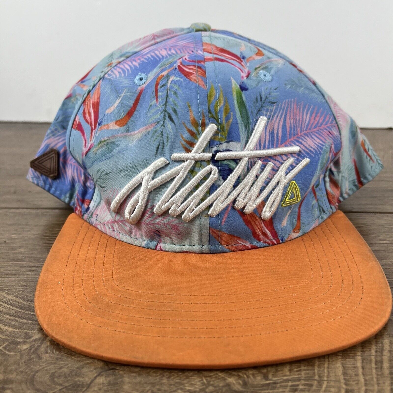 Other Status Hat Orange Blue Snapback Hat Blue Adjustable Hat Adul Size ONE SIZE - 6 Thumbnail