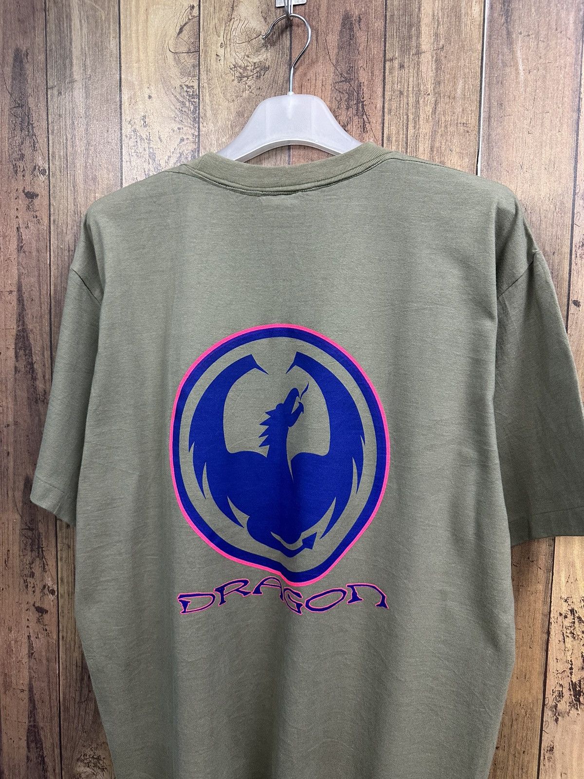 Dragonfly 90s Vintage Dragon Made In Usa Single Stitch Tshirt A533 Size US L / EU 52-54 / 3 - 2 Thumbnail