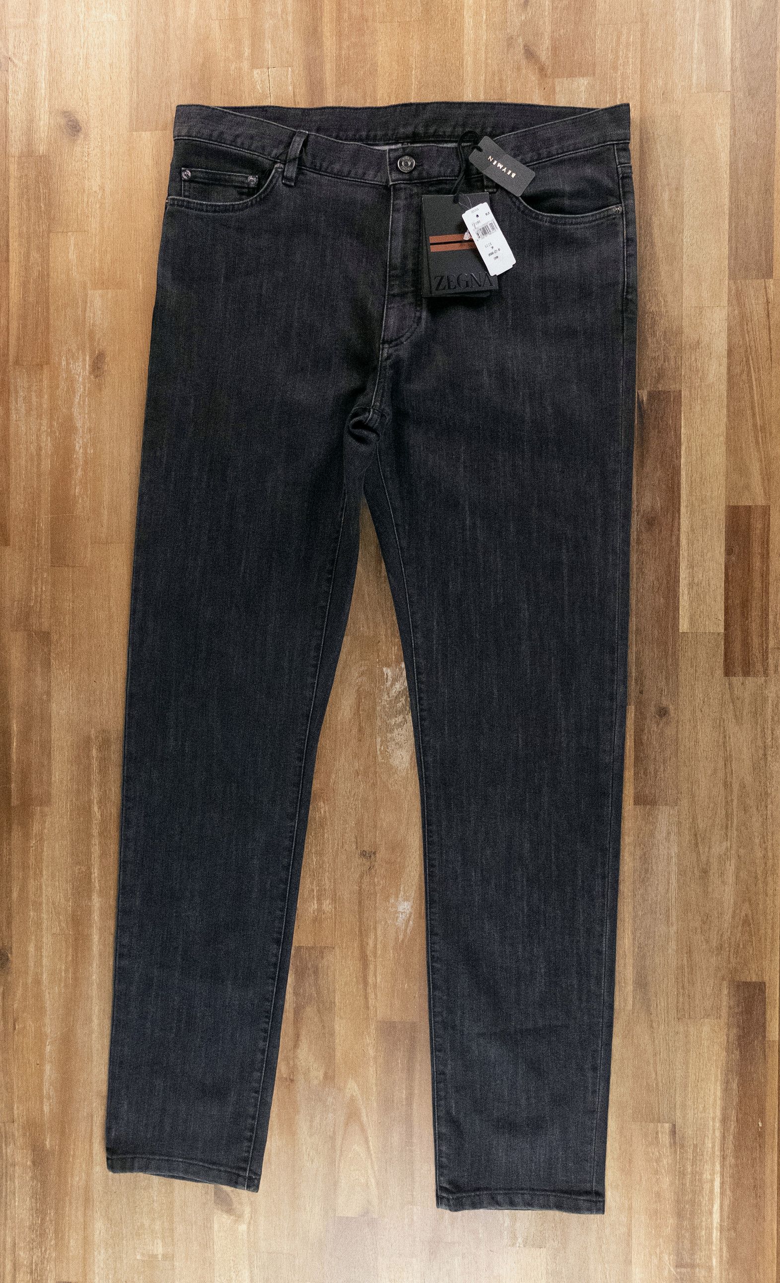 Ermenegildo Zegna ZEGNA City dark gray slim fit stretch jeans Size 38 Size US 38 / EU 54 - 4 Thumbnail
