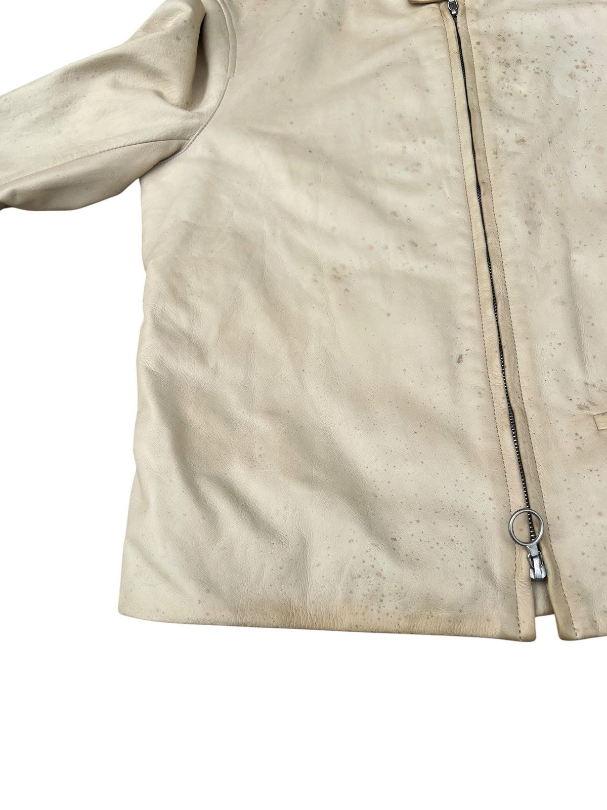 Leather VTG Max Fritz Japan Dirty Patina Cow Leather Racer Jacket Size US M / EU 48-50 / 2 - 7 Thumbnail