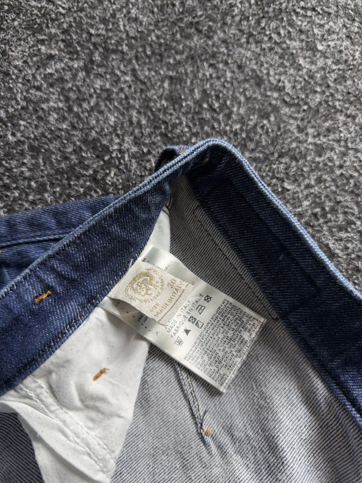 Diesel Luxury 00s Y2K Diesel Chinelle Regular Slim Tapered Jeans Size 30" / US 8 / IT 44 - 12 Thumbnail