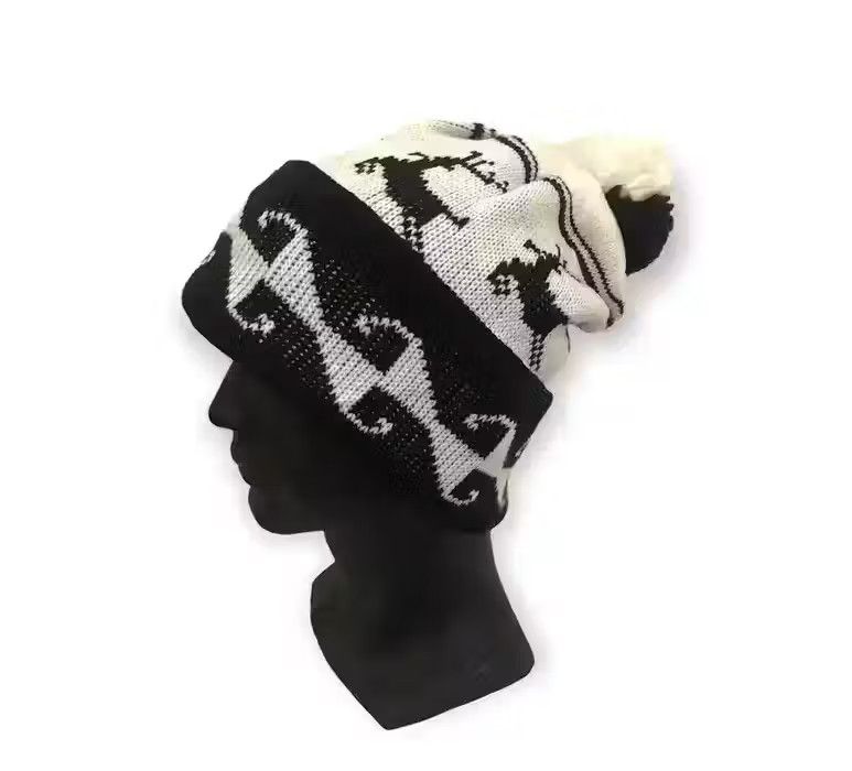 image of Full Print Beanie Hat, Men's