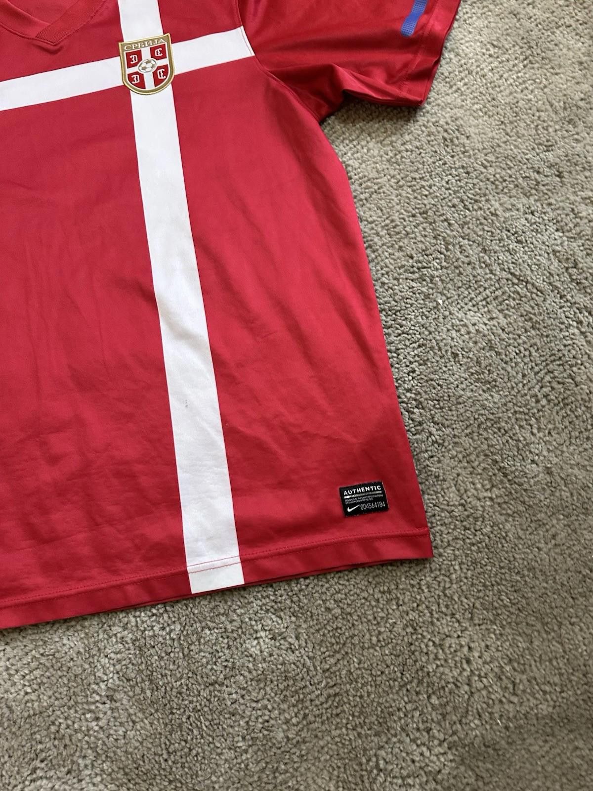 Nike SERBIA 2010 2011 HOME FOOTBALL SHIRT SOCCER JERSEY NIKE SZ L Size US M / EU 48-50 / 2 - 2 Thumbnail