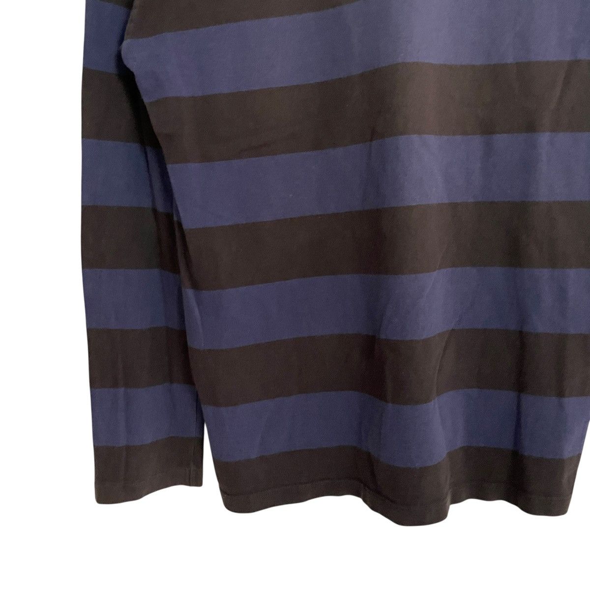 agnes b. Vintage Agnes B Homme Stripe Long Sleeve T-shirt Size L / US 10 / IT 46 - 10 Thumbnail