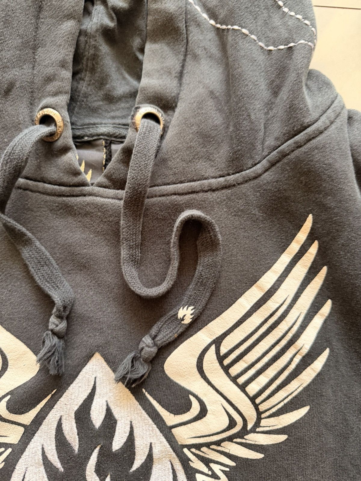 Black Label Y2K Black Label Hoodie With Insane Details Size US L / EU 52-54 / 3 - 8 Thumbnail