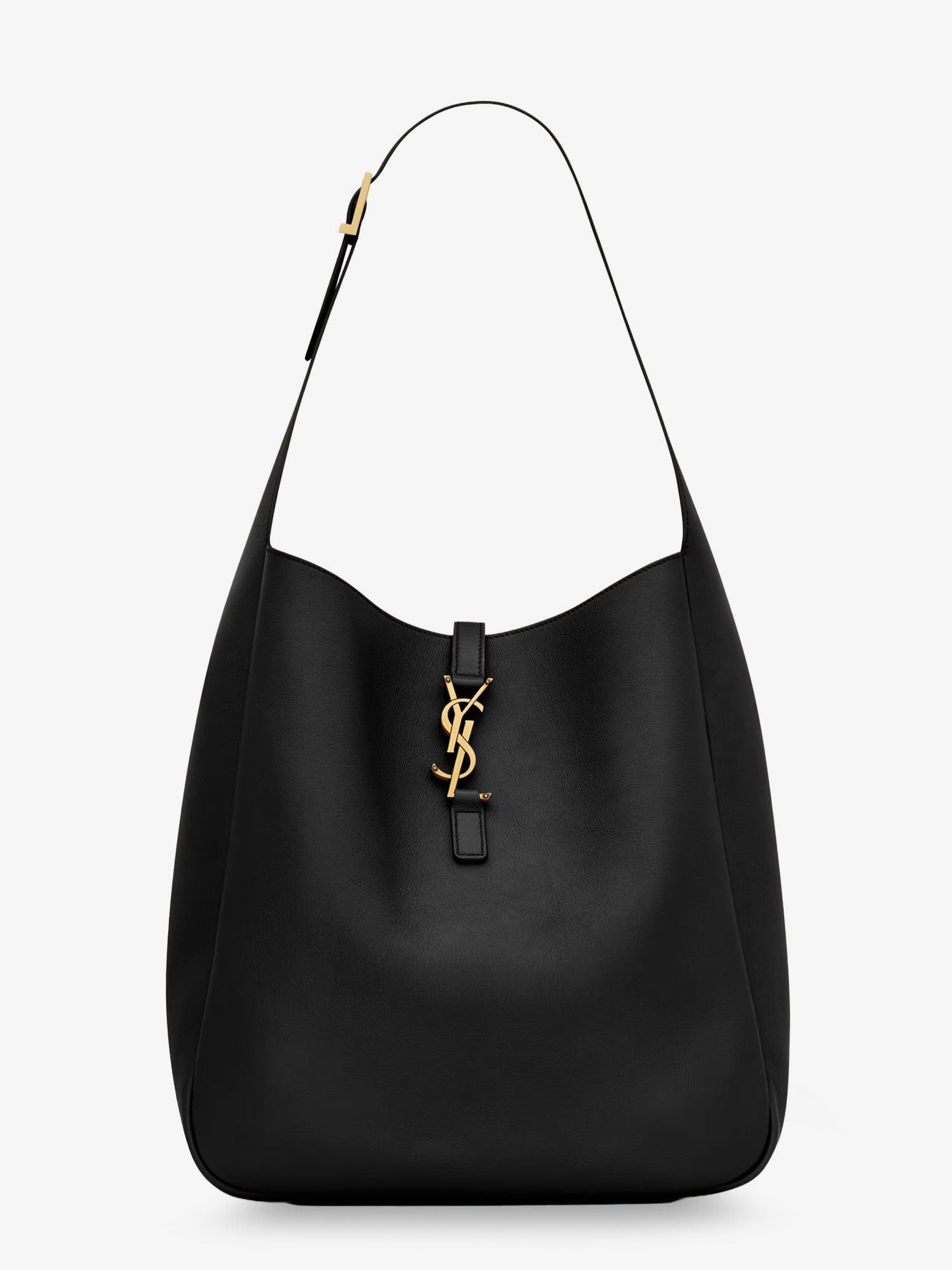 Saint Laurent Paris Le 5 Ã 7 Hammered Leather Shoulder Bag Size ONE SIZE - 1 Thumbnail