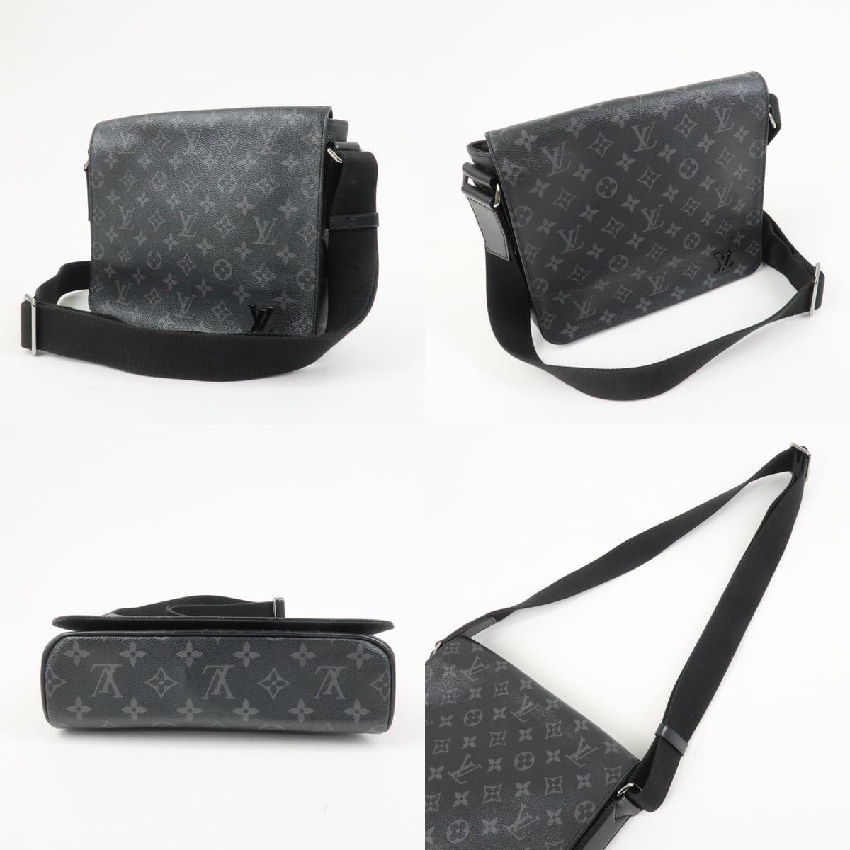 Louis Vuitton Louis Vuitton Monogram Eclipse District PM Crossbody Bag Size ONE SIZE - 3 Thumbnail