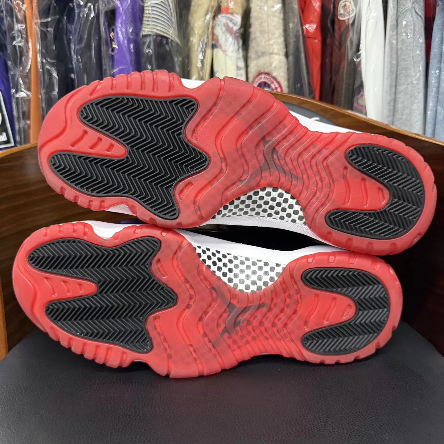 Nike Air Jordan 11 Bred 2019 Size 46 Excellent Condition Size US 13 / EU 46 - 9 Thumbnail