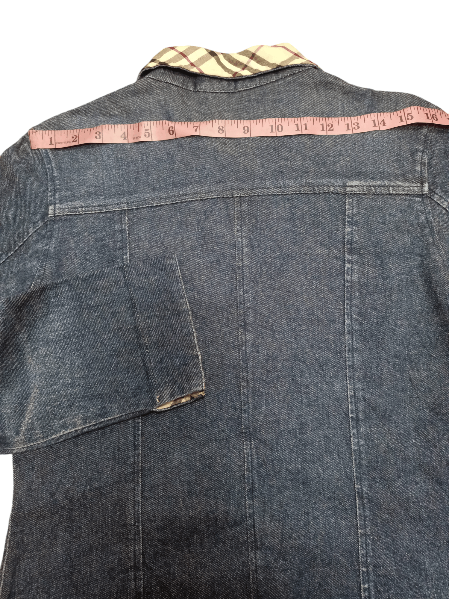 Burberry × Designer BURBERRY DENIM JACKET x DESIGNER Size XS / US 0-2 / IT 36-38 - 9 Thumbnail