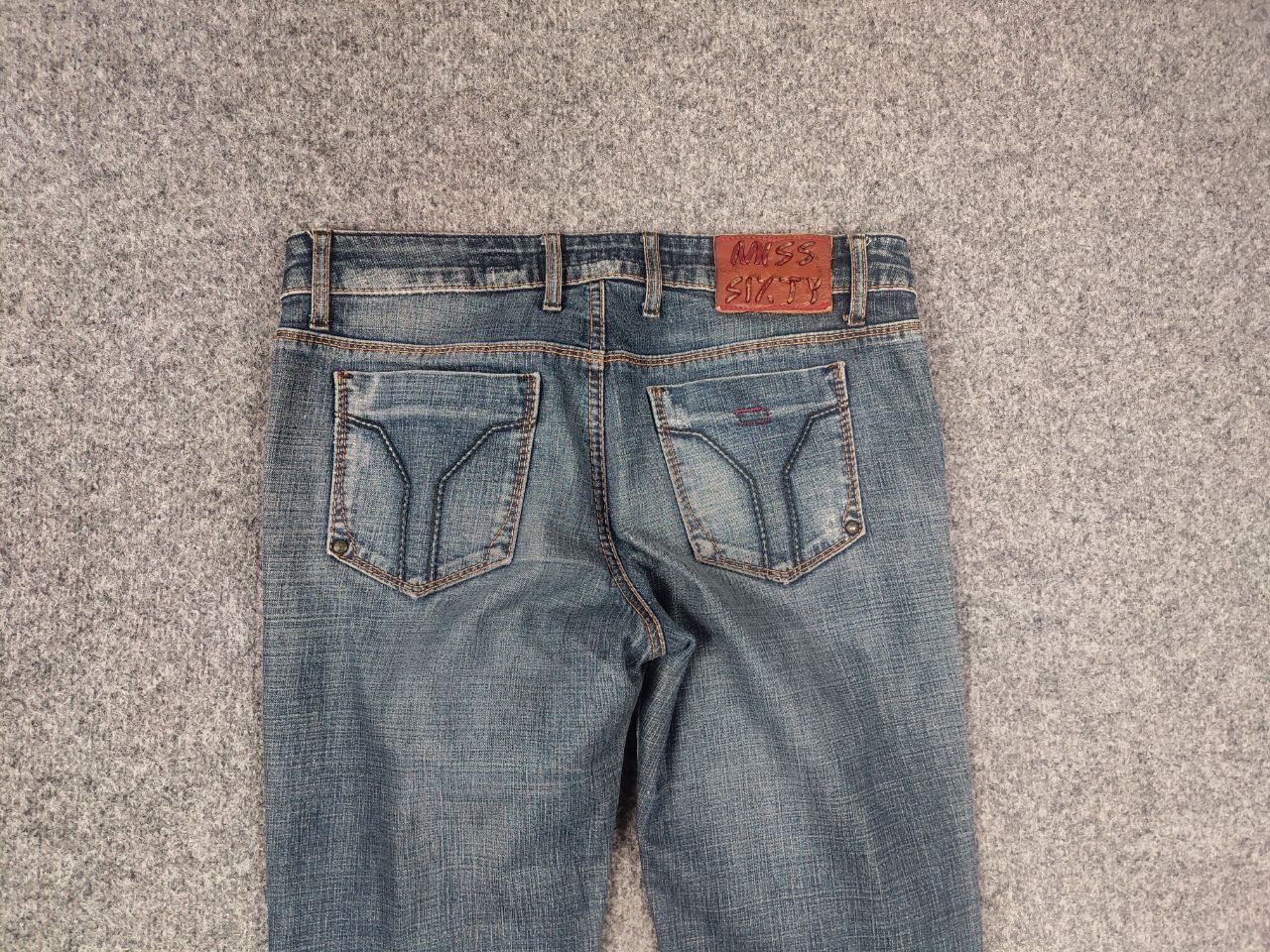 Miss Sixty Vintage Miss Sixty Y2K Style Eden Faded Denim Straight Jeans Size 31" - 11 Thumbnail