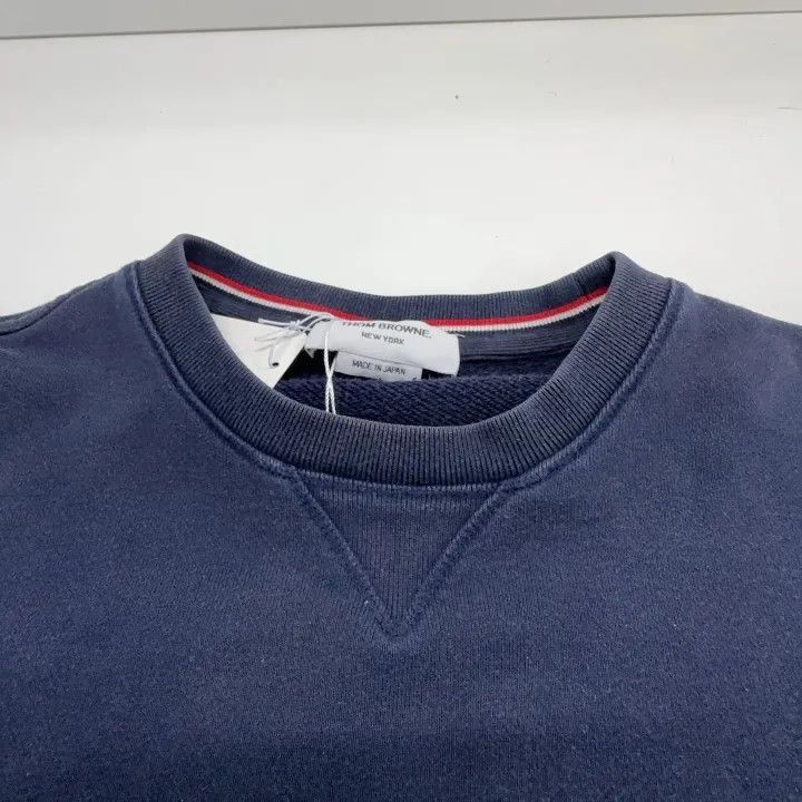 Other Thom Browne Classic Logo Navy Sweatshirt -2507 Size US M / EU 48-50 / 2 - 1 Thumbnail