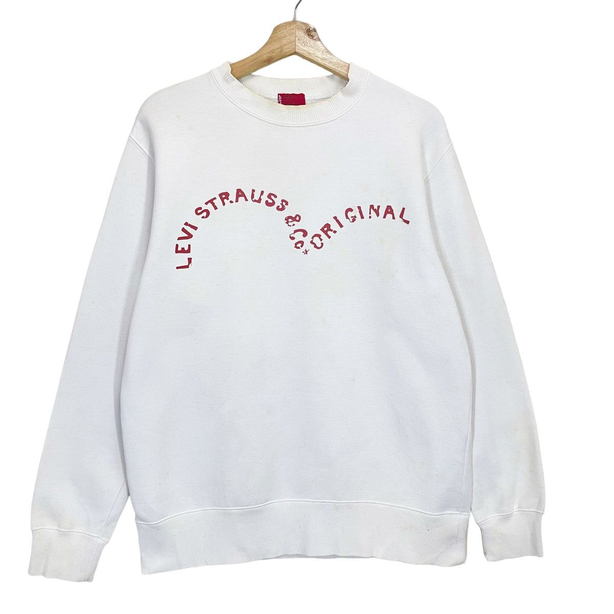 Levi's 90s Levis Big Logo Crewneck Sweatshirt Size M Size US M / EU 48-50 / 2 - 5 Thumbnail