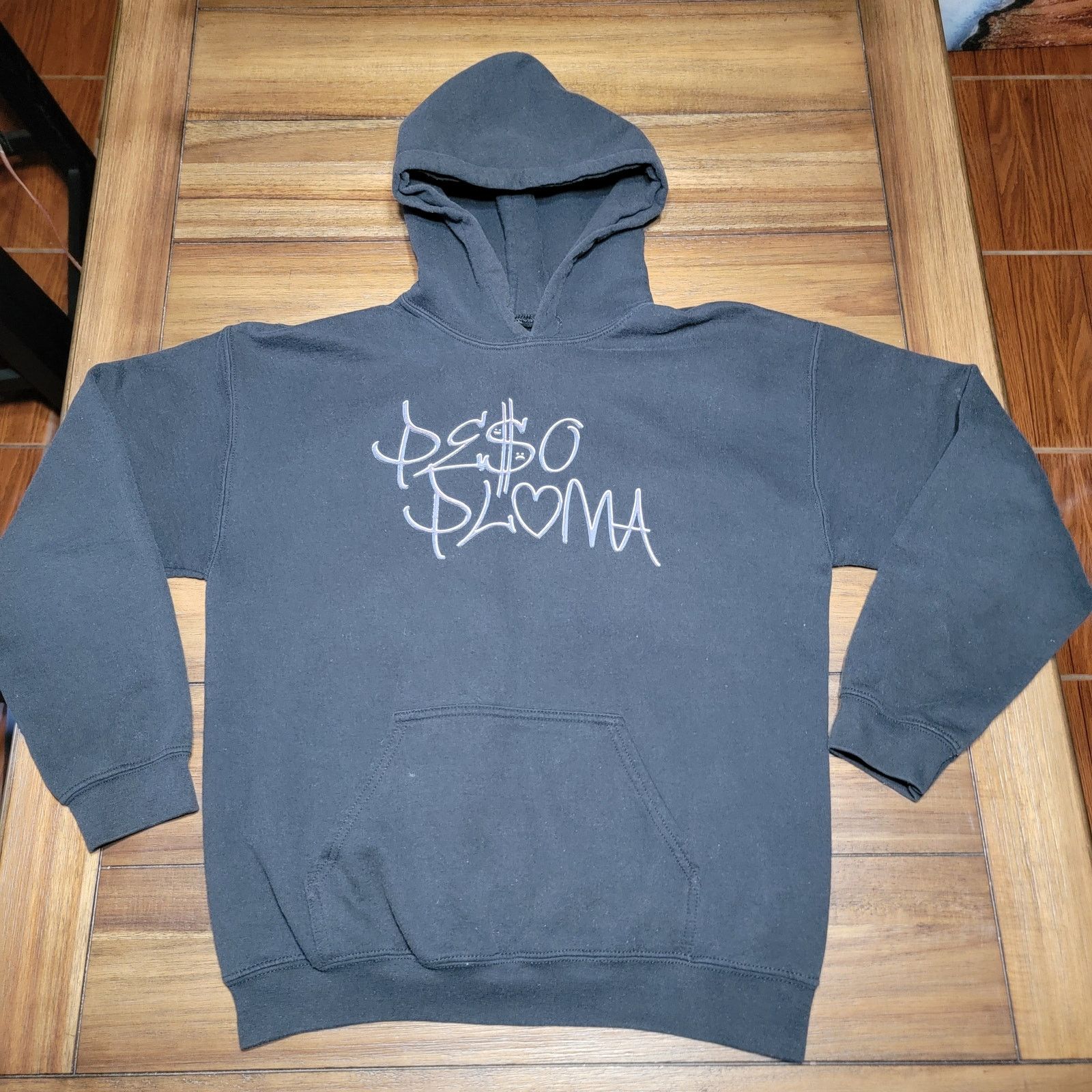 Other Peso Pluma LS Pullover Unisex Hoodie "Double P Tour" -Medium Size M / US 6-8 / IT 42-44 - 1 Thumbnail
