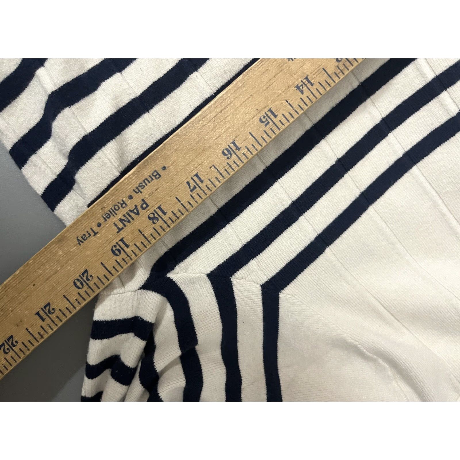 Nautica Nautica Women's Long Sleeve Pullover Shirt Large Multicolor Striped Casual Knit Size L / US 10 / IT 46 - 5 Thumbnail