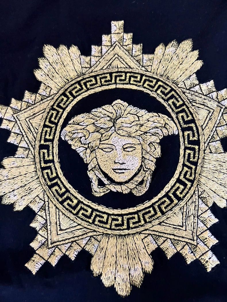 Versace Versace Medusa patterned pullover short-sleeved T-shirt Size US XS / EU 42 / 0 - 2 Thumbnail