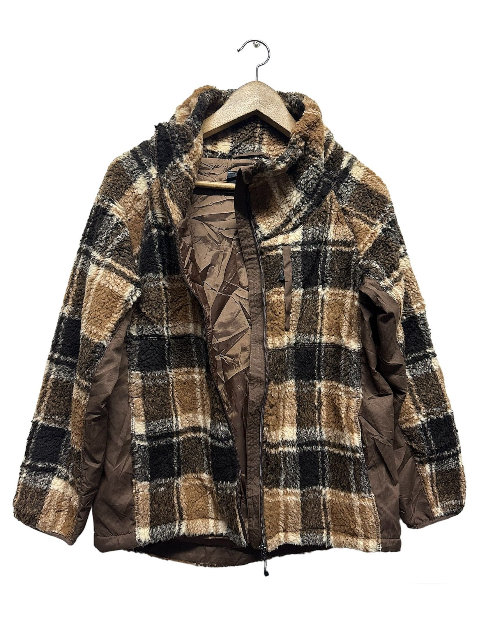Japanese Brand Japanese Brand Fieldcore Tartan Plaid Fleece Jacket Size US M / EU 48-50 / 2 - 1 Thumbnail