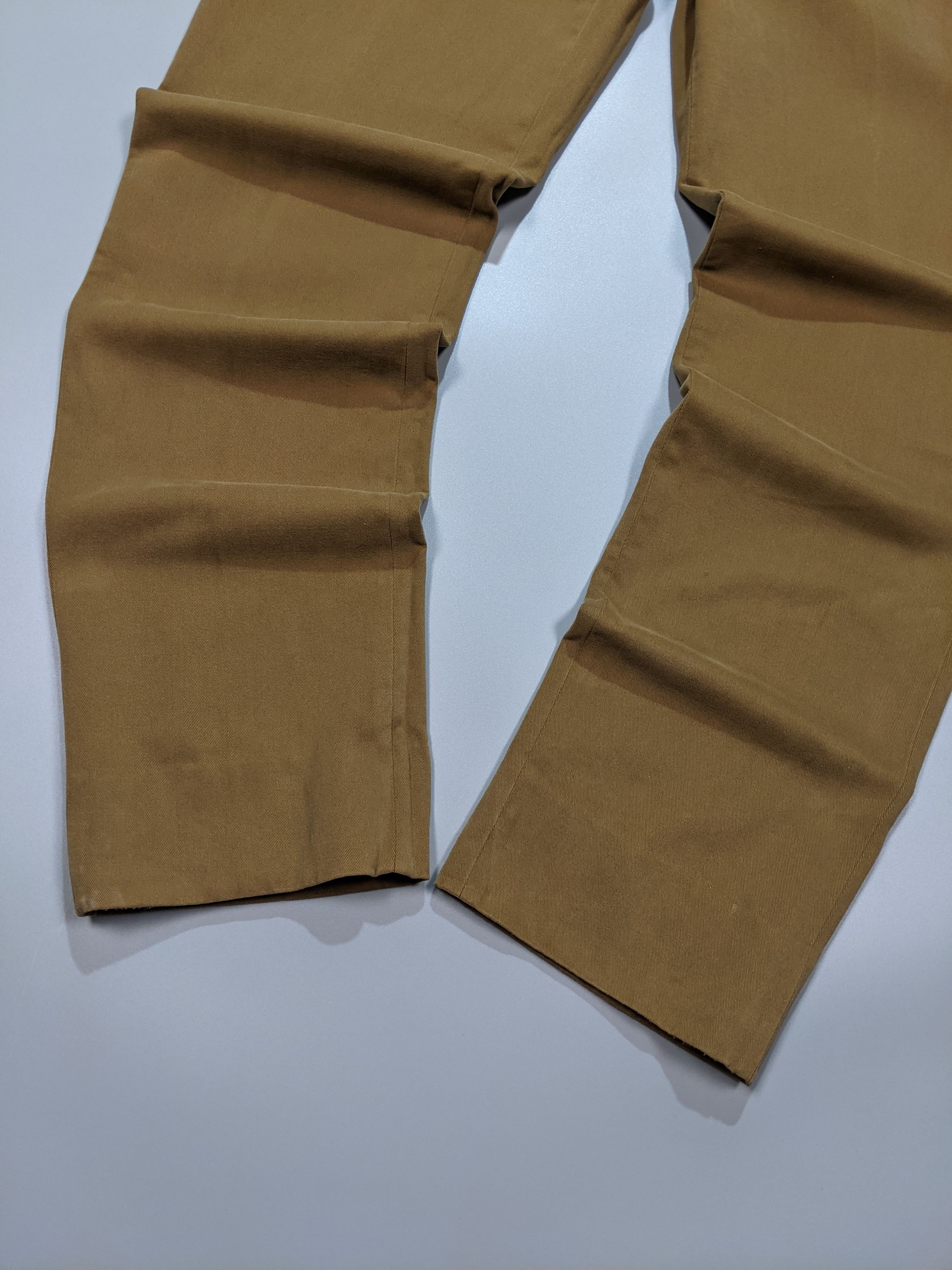 Japanese Brand ALVEARE Men's Brown Dress PANTS W32 L33 Made in Italy Size US 32 / EU 48 - 2 Thumbnail