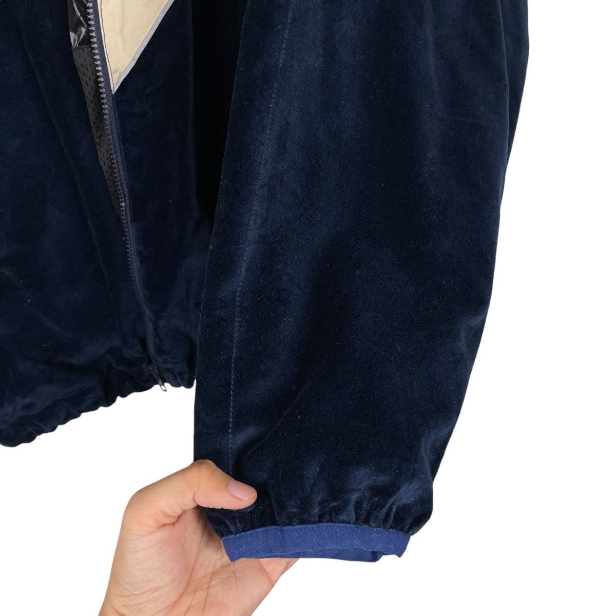 Japanese Brand × Sunny Sports 💥SUNNY SPORT VELVET ZIPPER BOMBER JACKET Size US L / EU 52-54 / 3 - 13 Thumbnail