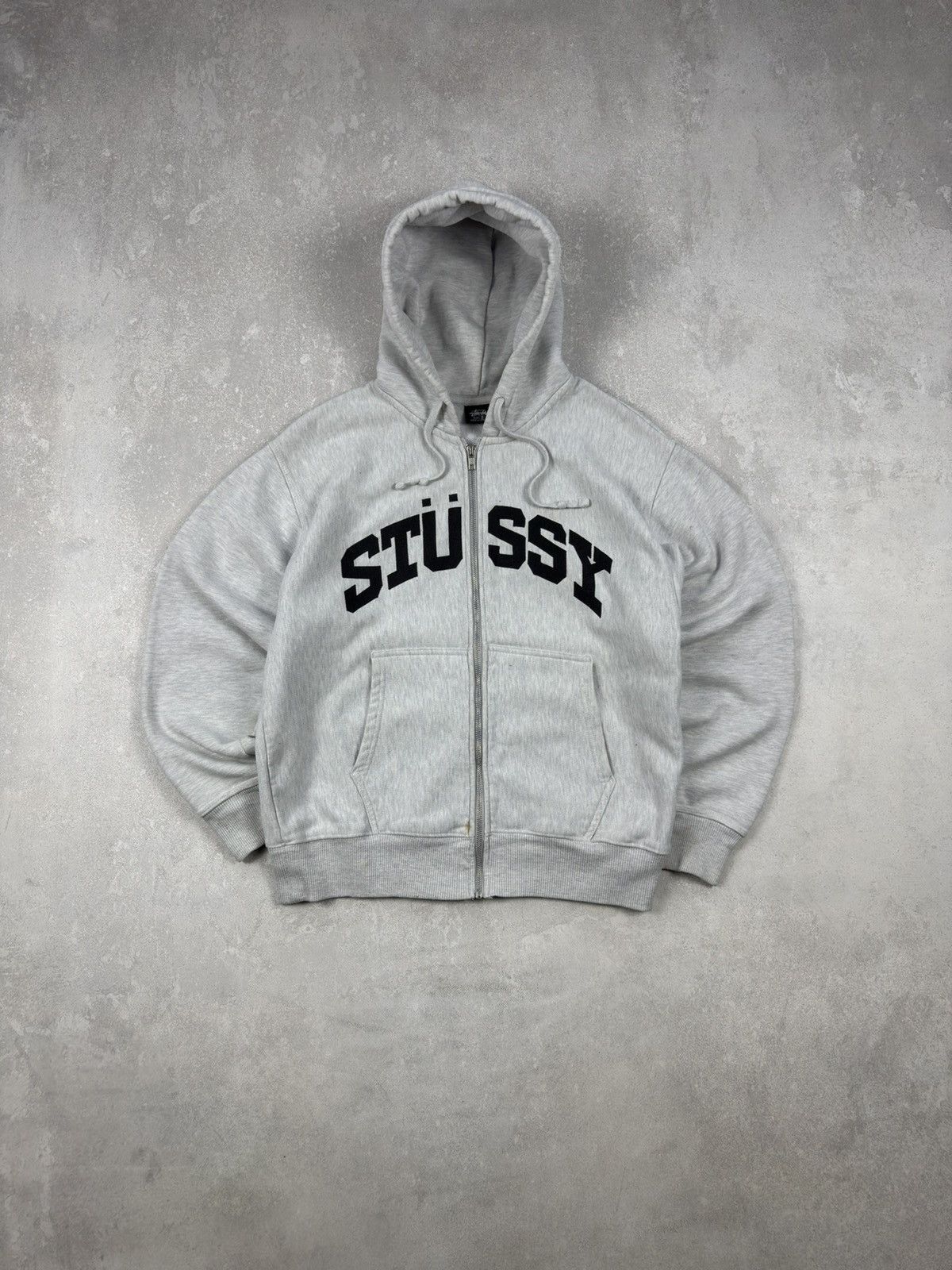 Stussy Vintage Stussy Zip Hoodie Block Sport Big Logo Skate Y2K Size US S / EU 44-46 / 1 - 1 Thumbnail
