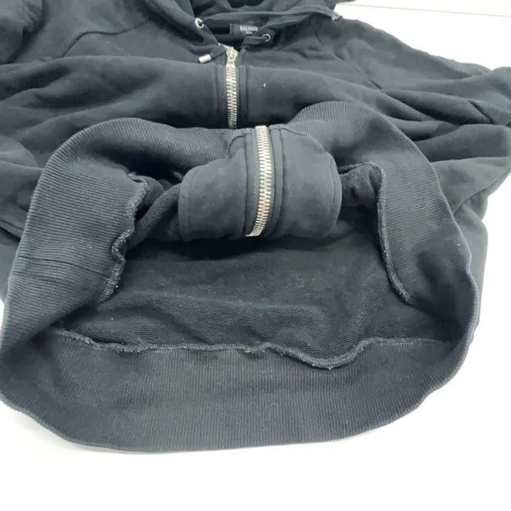 Balmain Balmain Casual Solid Zip Hoodie -2507 Size US L / EU 52-54 / 3 - 8 Thumbnail