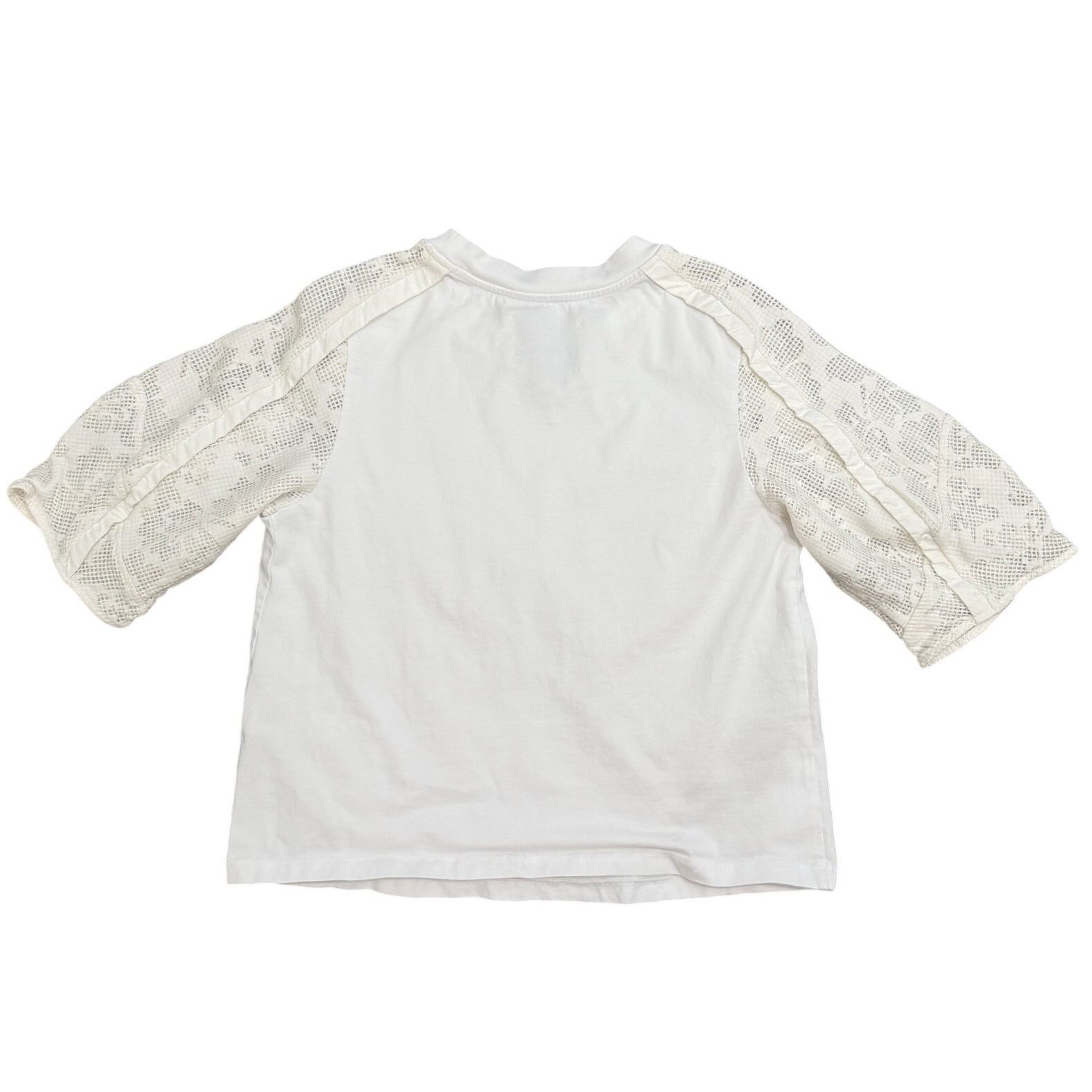 3.1 Phillip Lim 3.1 Phillip Lim x RTR Bonded Lace T-Shirt in White, Size M Size M / US 6-8 / IT 42-44 - 8 Thumbnail