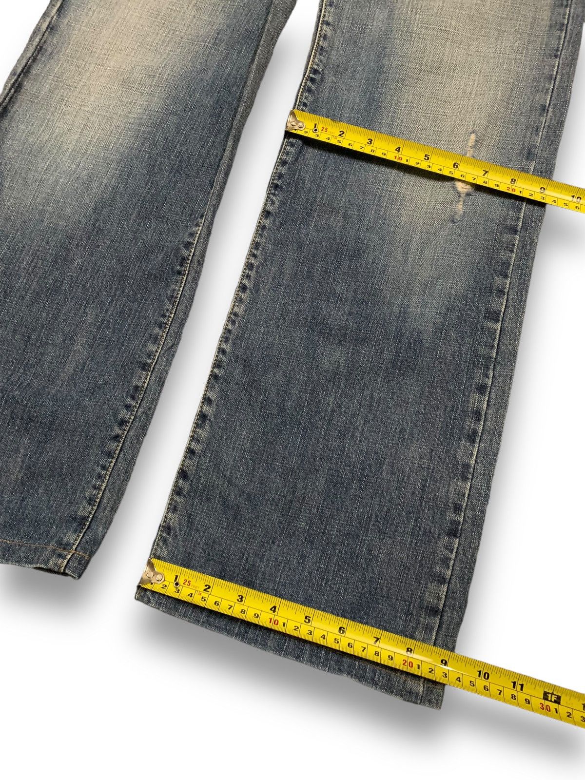 14th Addiction Vintage Japanese Brand Baggy Distressed Punk Style Jeans Size US 30 / EU 46 - 17 Thumbnail