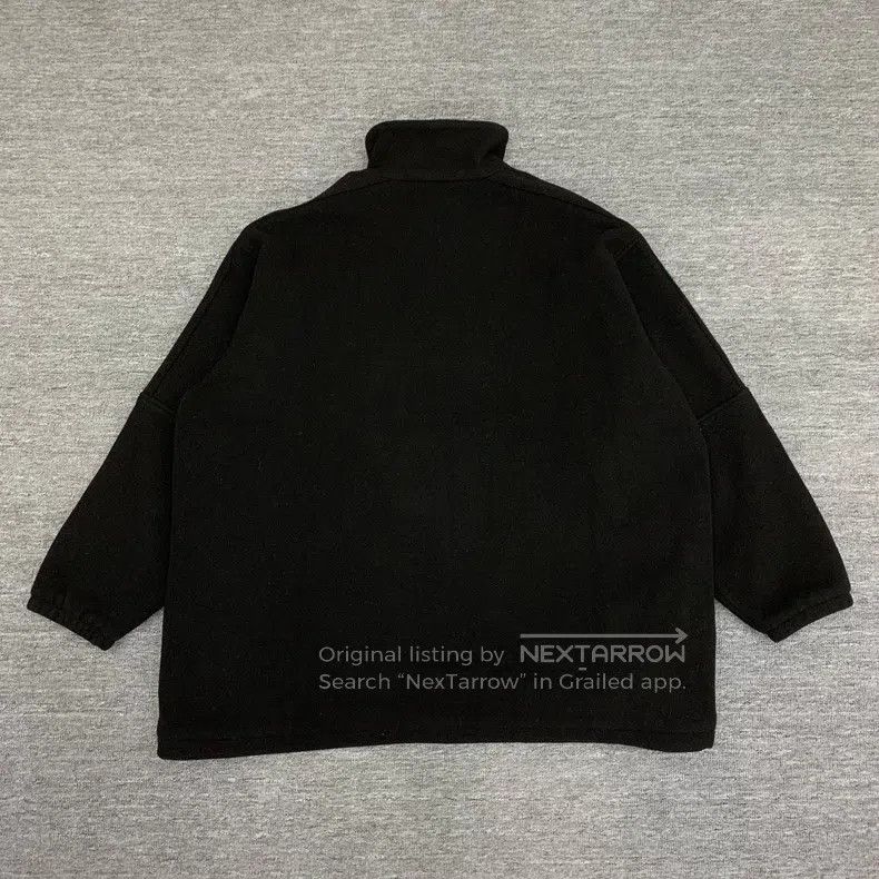 Balenciaga Balenciaga Black Big Logo Wool Cotton Coat Jacket Size US S / EU 44-46 / 1 - 2 Thumbnail