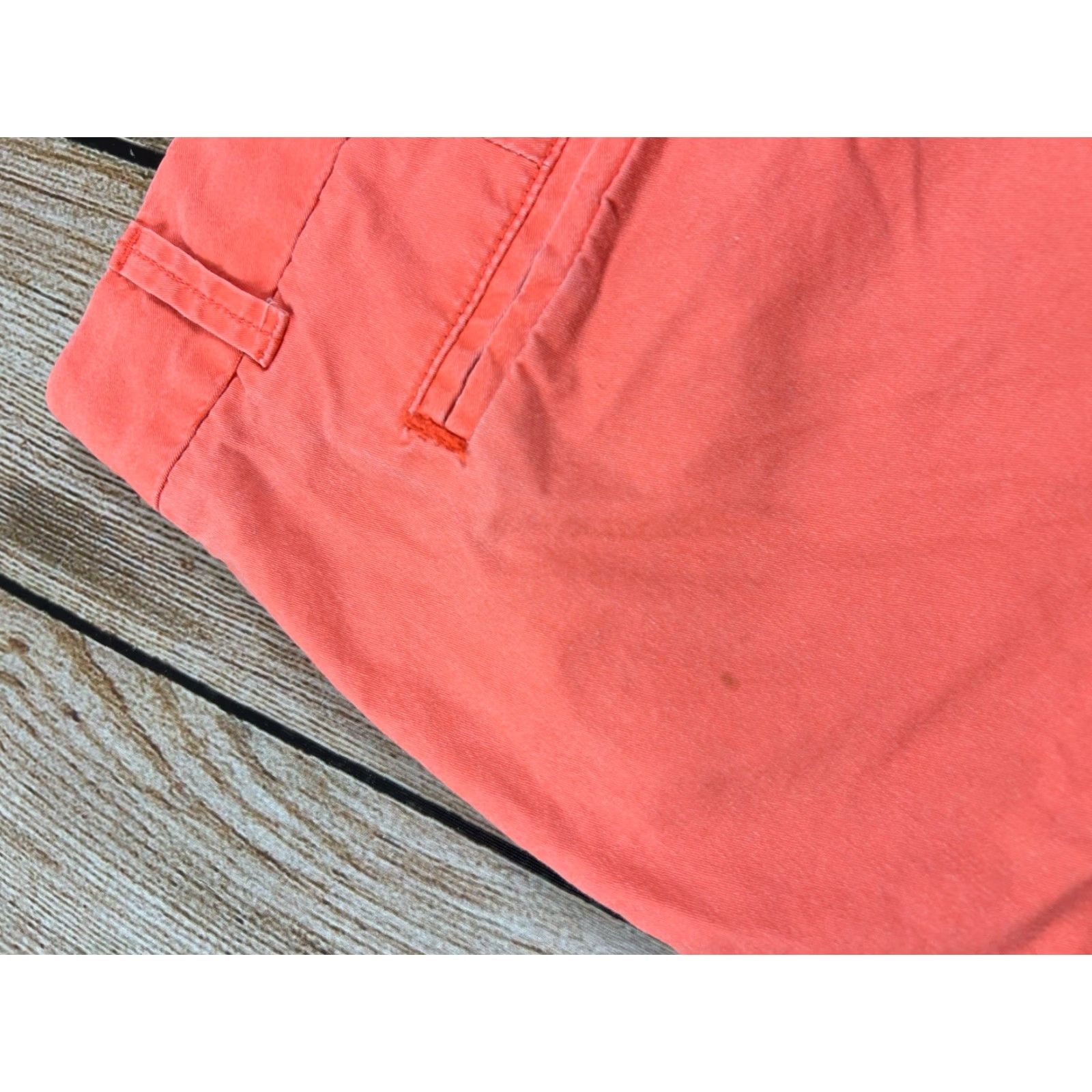 J.Crew J.CREW Women’s Chino Shorts Orange 100% Cotton Size 6 Pockets Flat Front 4 in Inseam Vintage? No (Regular) Spring Summer Beach Walking Preppy Size 28" / US 6 / IT 42 - 3 Thumbnail