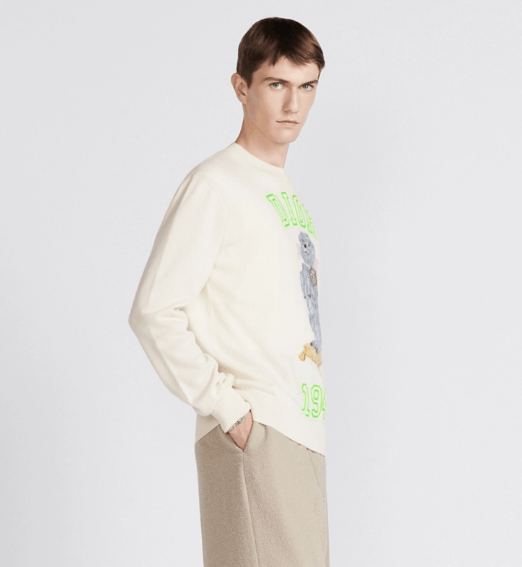Dior o1w1db11225 483M64 Bobby Sweater in Ecru Size US L / EU 52-54 / 3 - 5 Thumbnail