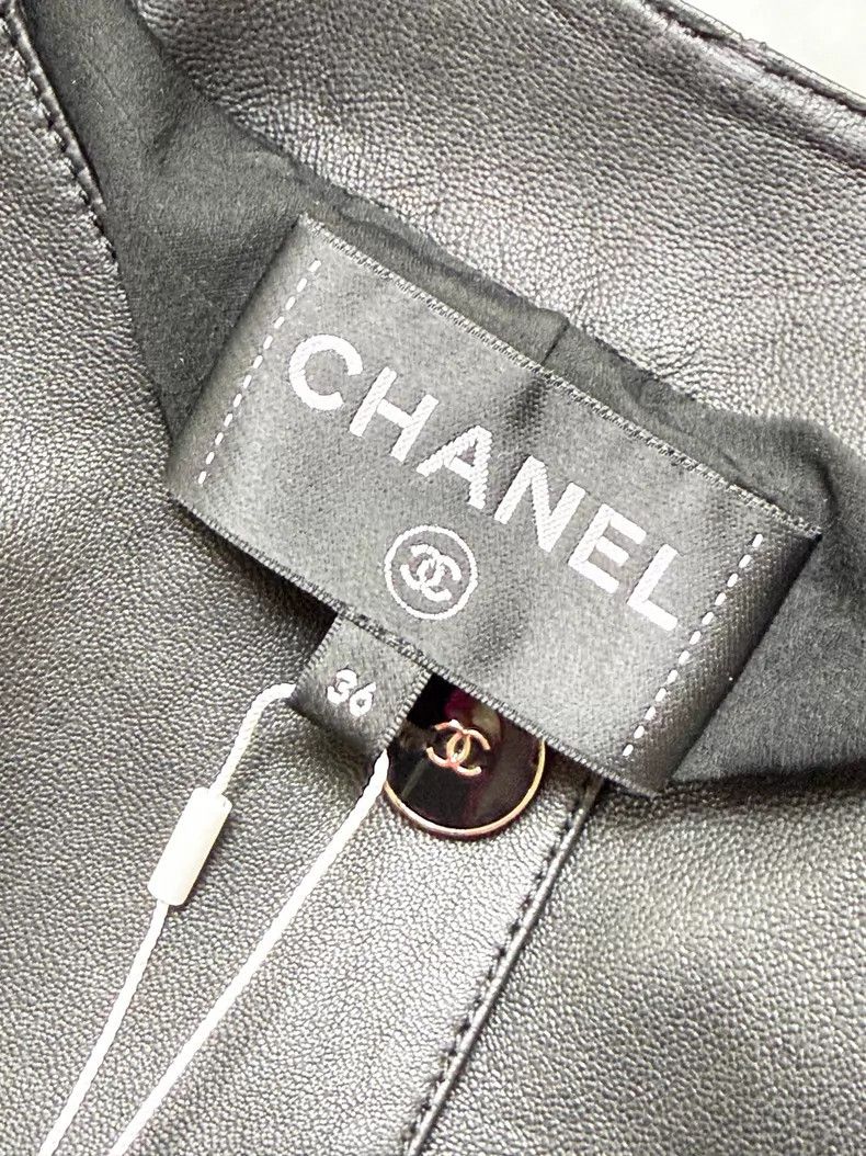 Chanel Chanel Lambskin short-sleeved bow leather jacket Size XS / US 0-2 / IT 36-38 - 5 Thumbnail