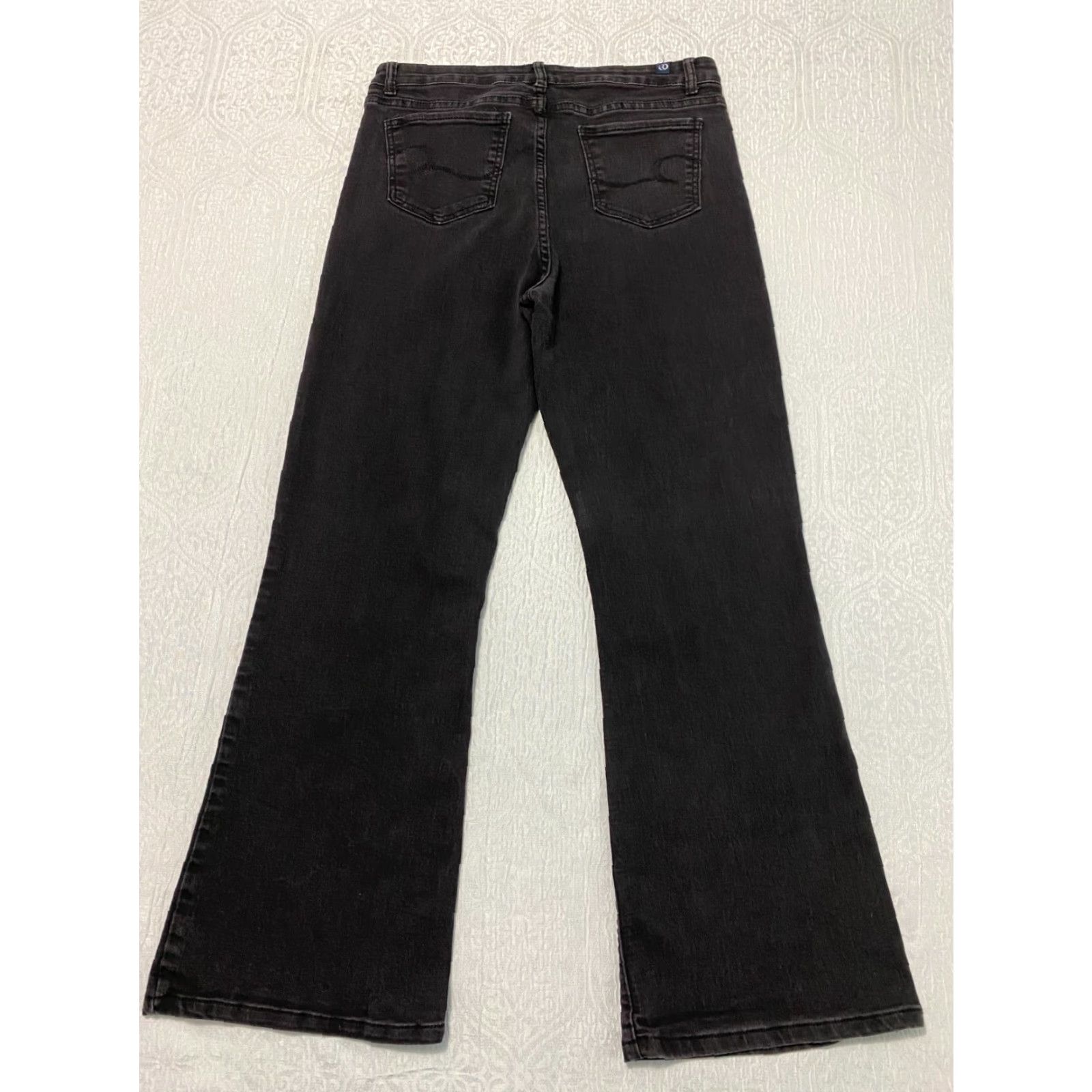Vintage One Republic For All Wide Leg Jeans Women's Size 16 Black Boot Cut Size 24" / US 00 / IT 34 - 2 Thumbnail