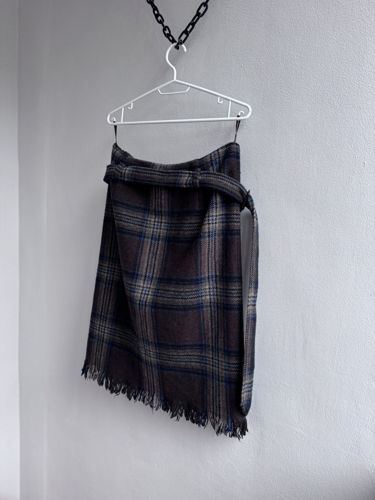 Max Mara Weekend Max Mara Wool Blend Plaid Skirt Size 30" / US 8 / IT 44 - 13 Thumbnail