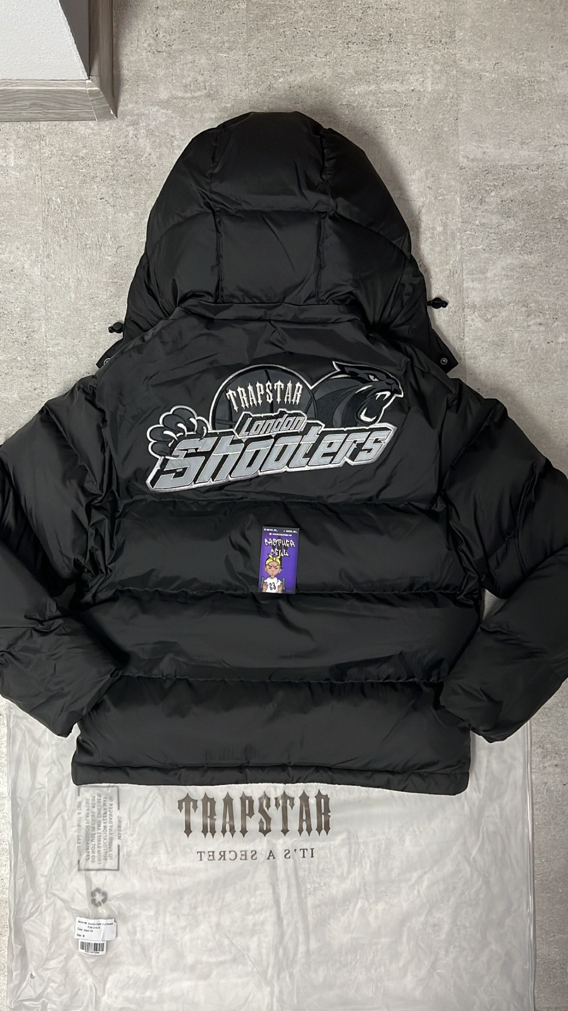 Trapstar London Trapstar Shooters Hooded Puffer - Black/Reflective 