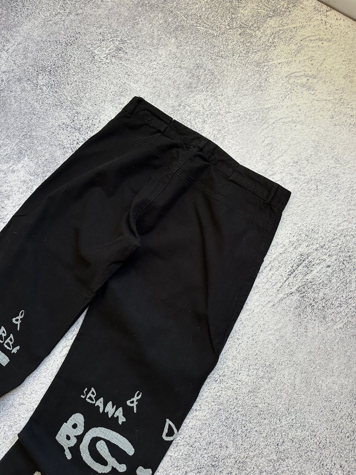 Other Vintage Dolce & Gabbana Womens Pants Big Logo Rare Y2K Sexy Size 32" / US 10 / IT 46 - 11 Thumbnail